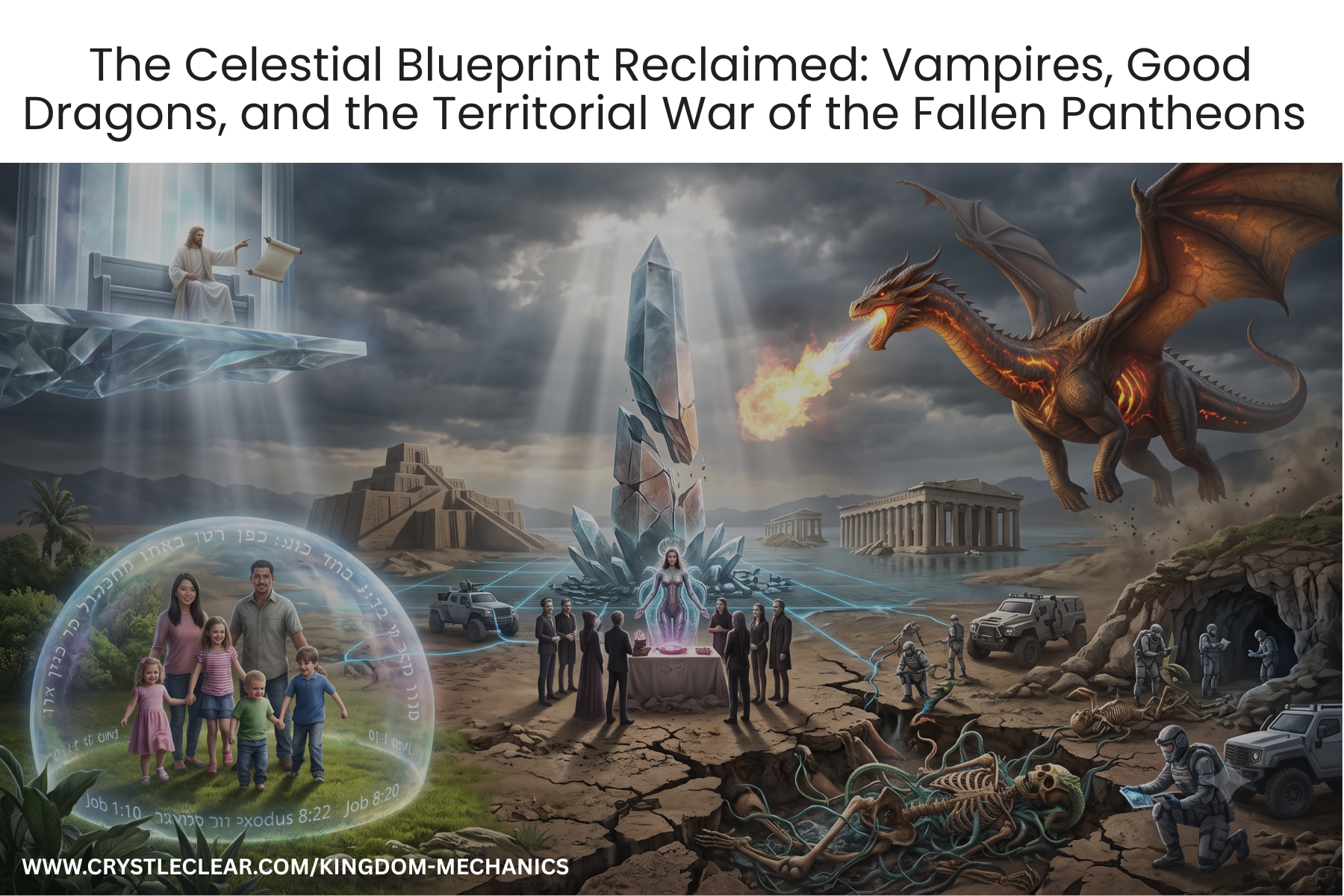 #51 - The Celestial Blueprint Reclaimed: Vampires, Good Dragons, and the Territorial War of the Fallen Pantheons 