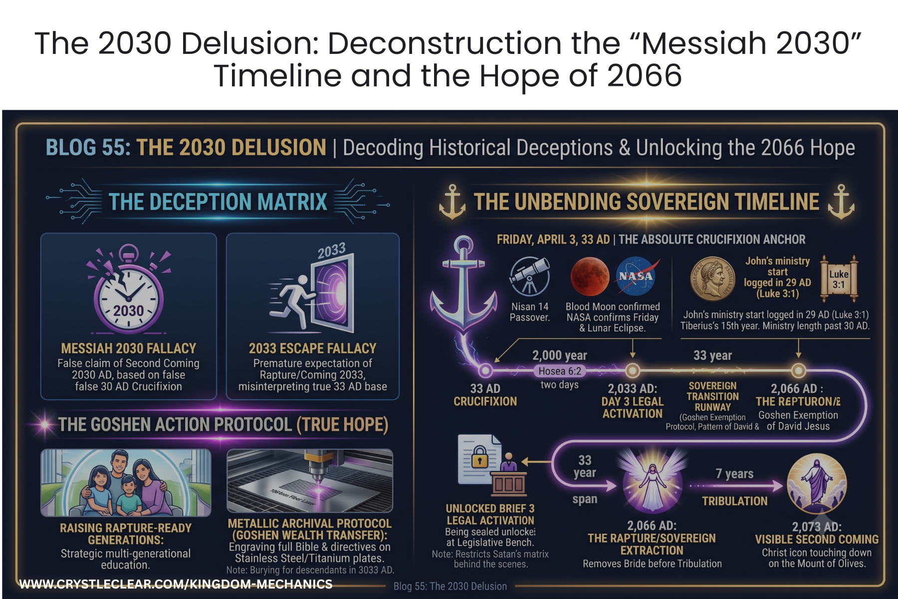 #55 - The 2030 Delusion: Deconstruction the “Messiah 2030” Timeline and the Hope of 2066