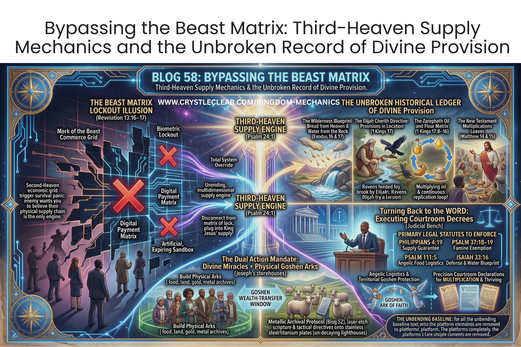 #58 - Bypassing the Beast Matrix: Third-Heaven Supply Mechanics and the Unbroken Record of Divine Provision