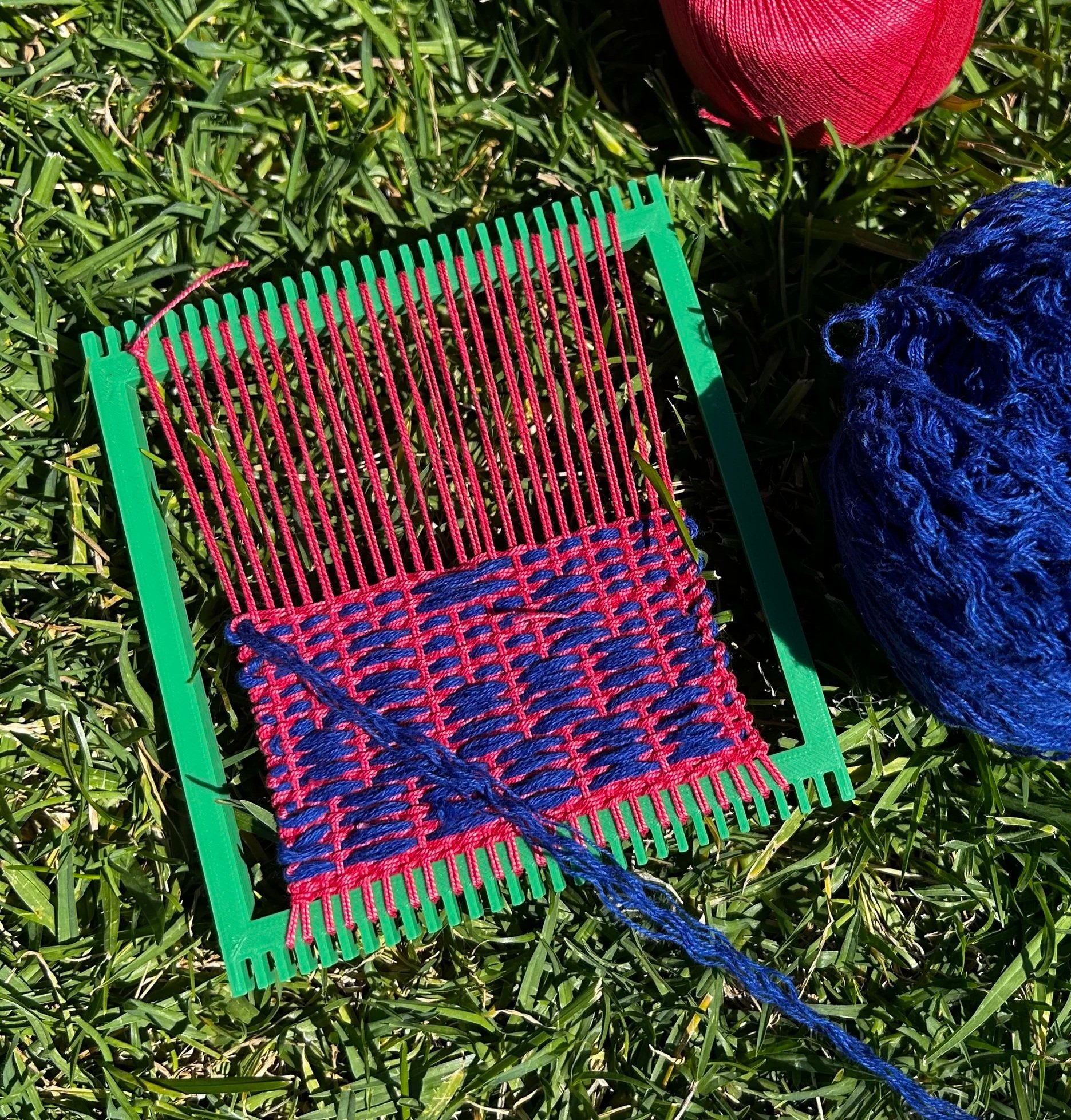 3D Printed Square Frame Loom