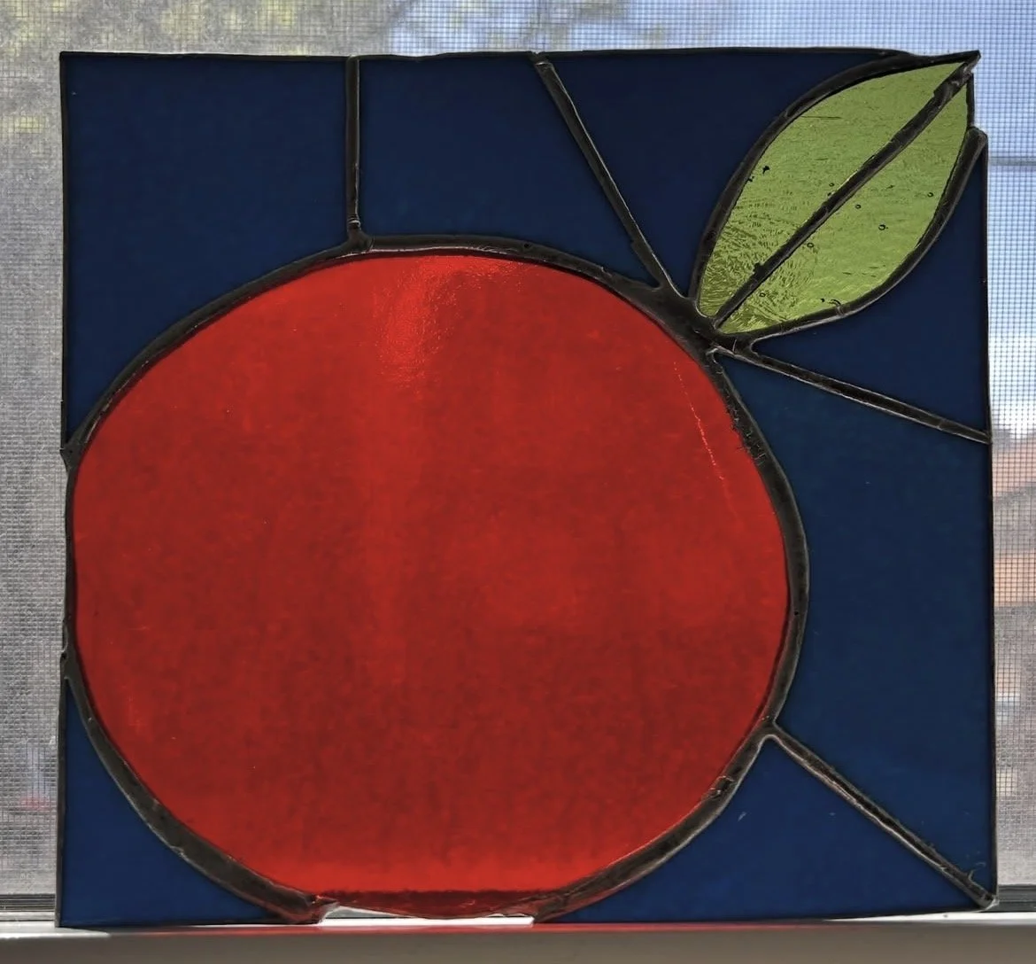 Stained Glass Orange