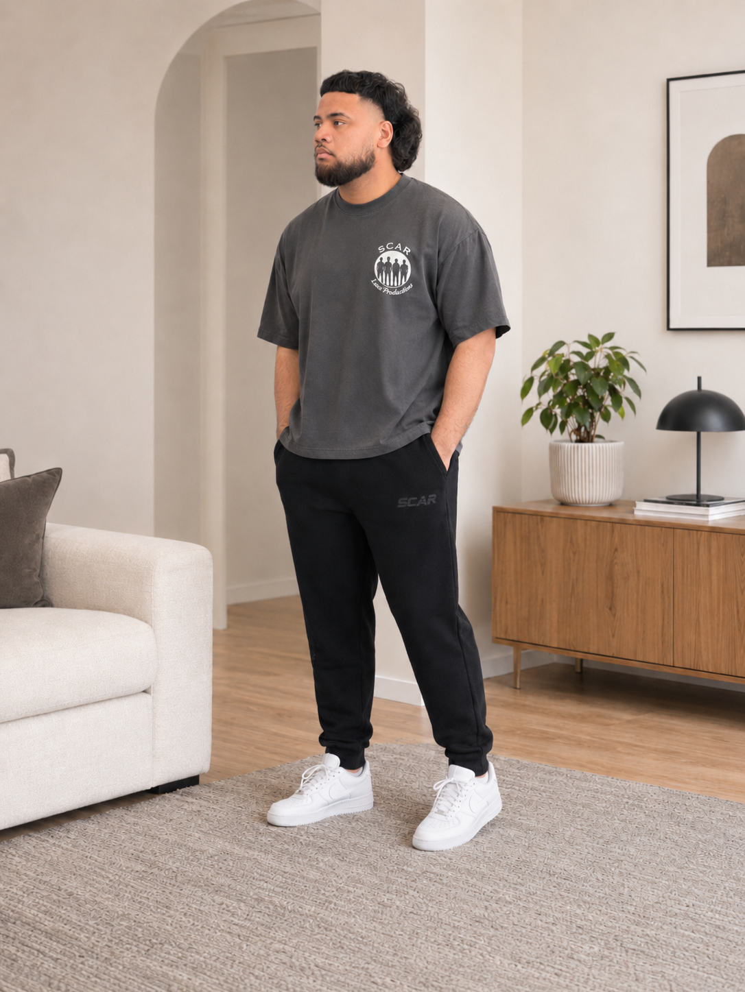 The Cropped Tee Grey