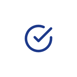 A illustration of a checklist with a checkmark inside a circle