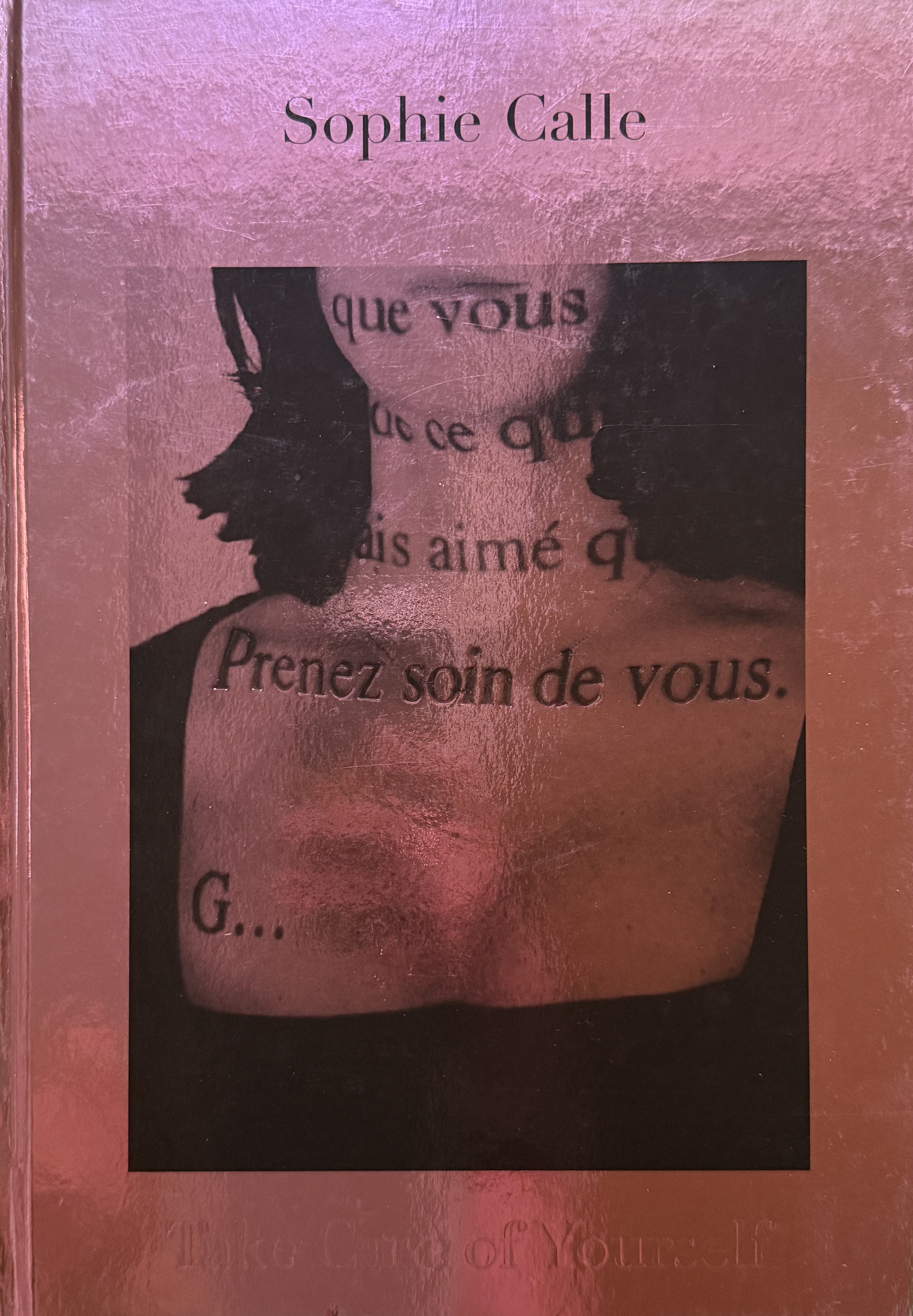 Sophie Calle, Take Care of Yourself