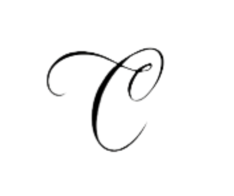 A 3D illustration of the letter 'C' made with a metallic, tubular material.