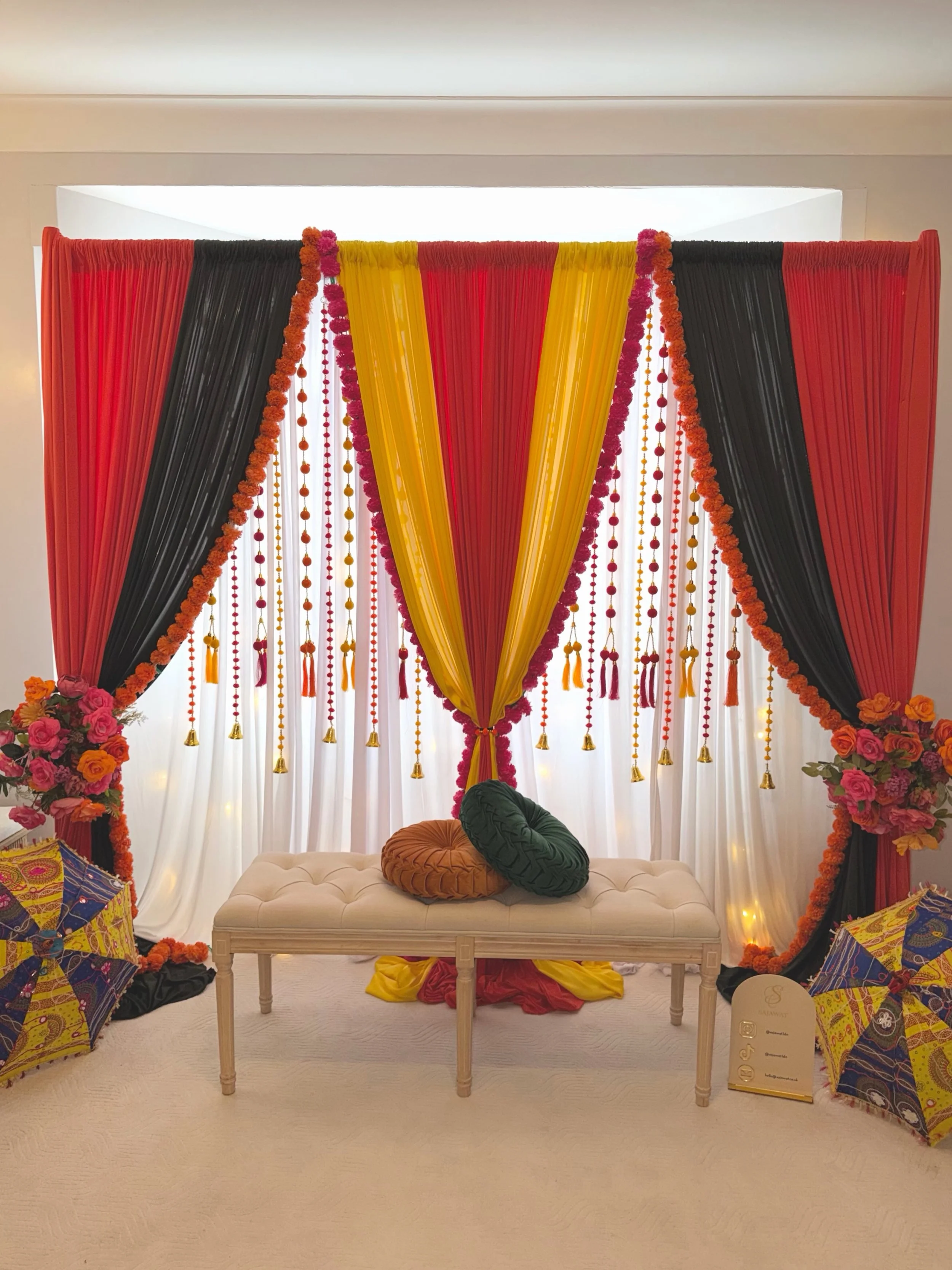 Dholki - A vibrant celebration of colour, culture and tradition. ✨
Dm for enquiries 

 #dholkinight #dholkistage #Weddingstage #stagesetup #weddingseason