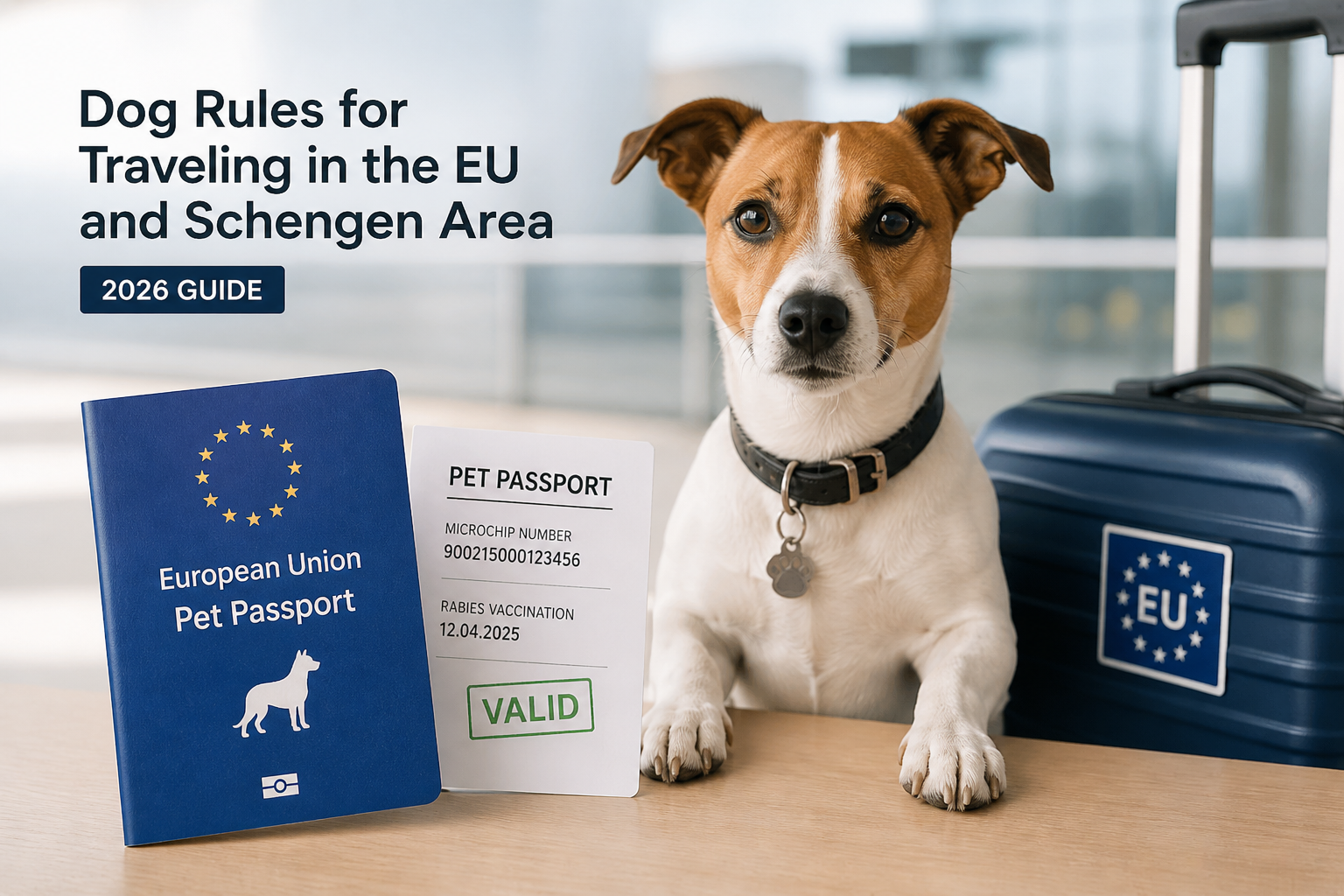 Dog Rules for Traveling in the EU and Schengen Area (2026 Guide)