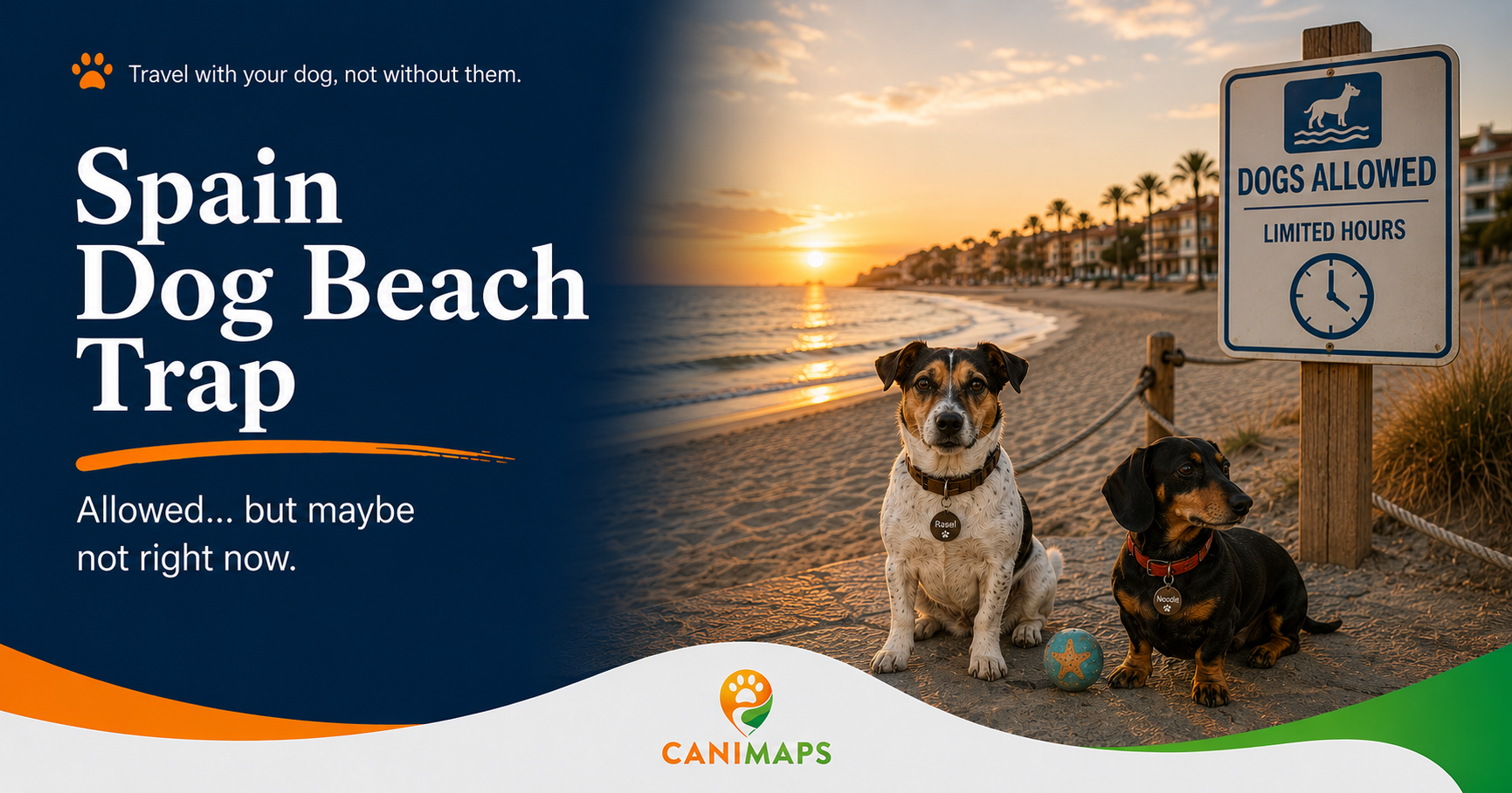 Spain With a Dog: “Dog Beach” Does Not Mean Your Dog Is Allowed Right Now