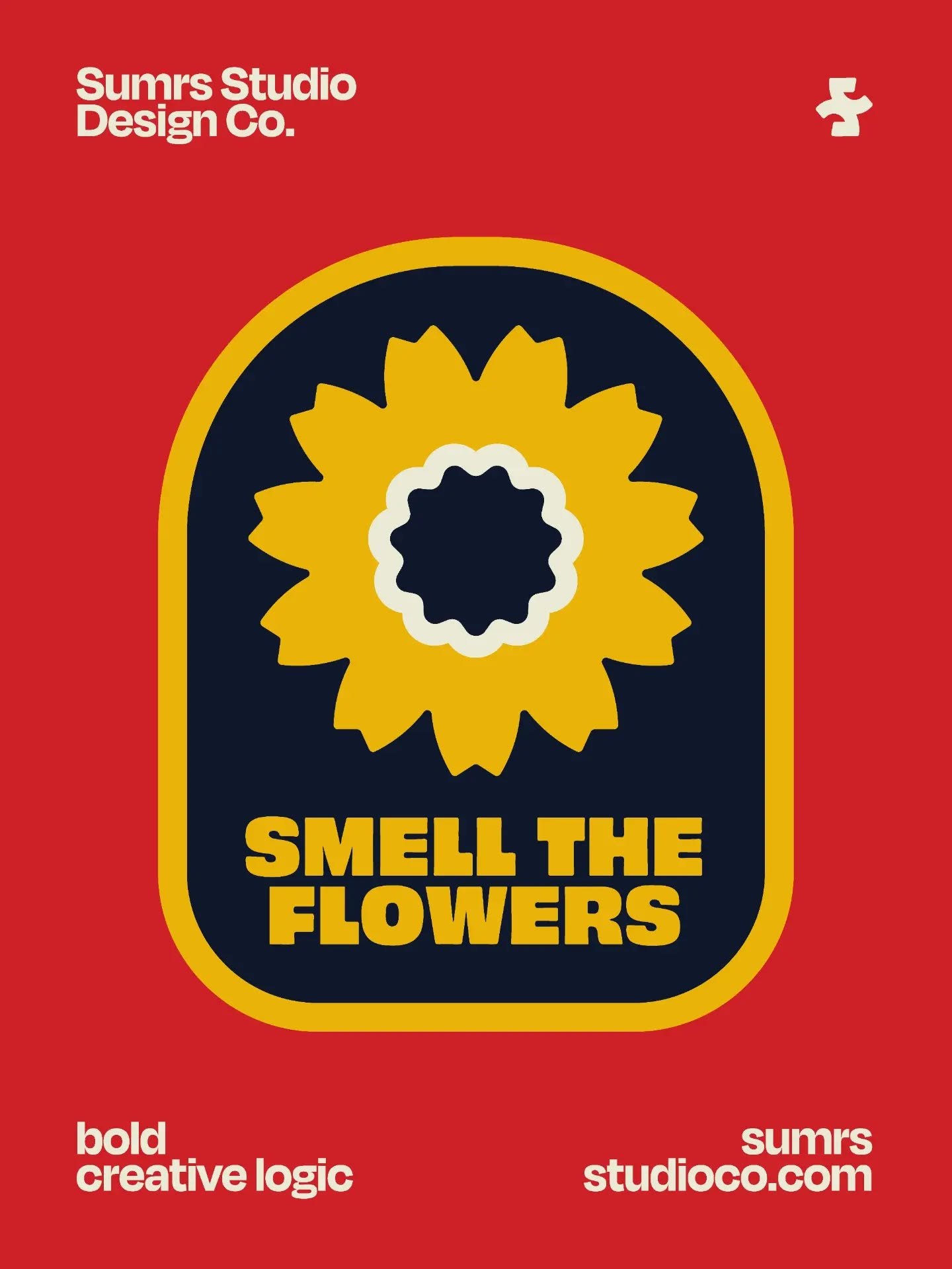 Talk groovy to me. 🌼 Grooving through the grid with big fonts and bold palettes. ❤️