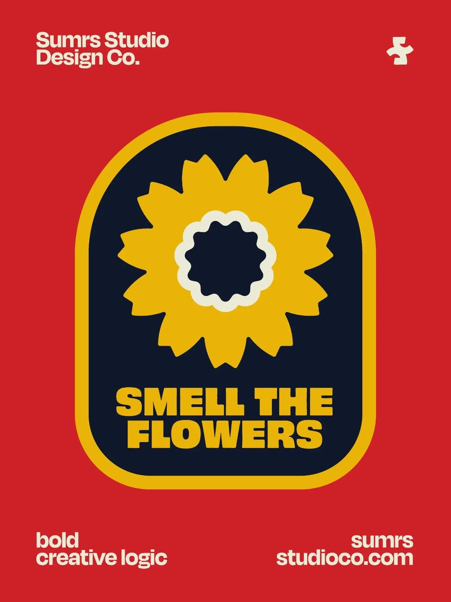 Talk groovy to me. 🌼 Grooving through the grid with big fonts and bold palettes. ❤️
