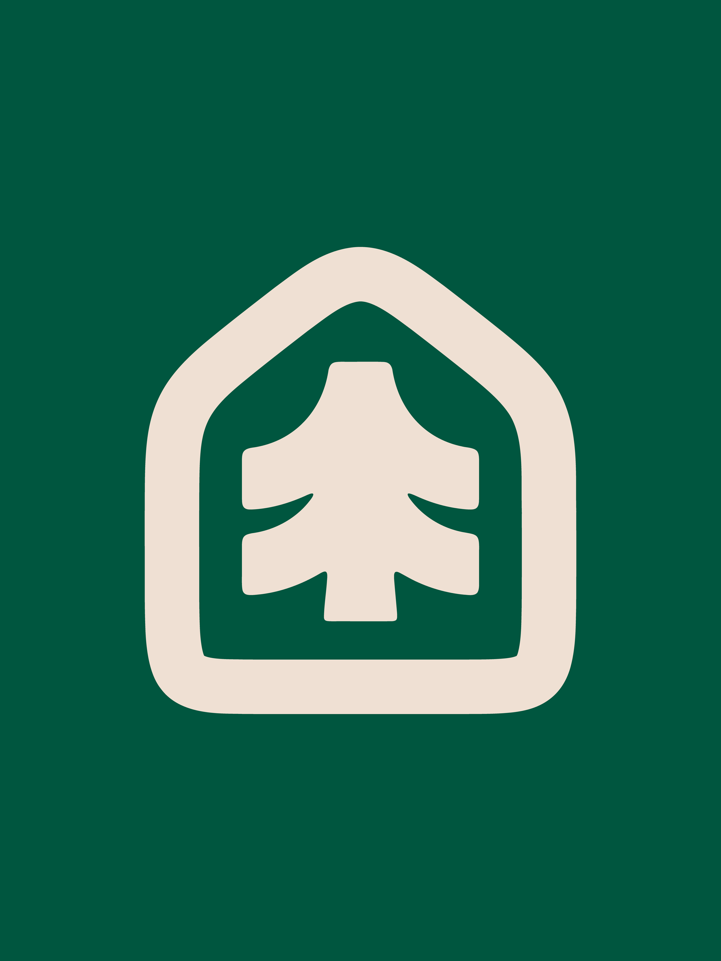 Illustration of a white security camera icon on a dark green background.