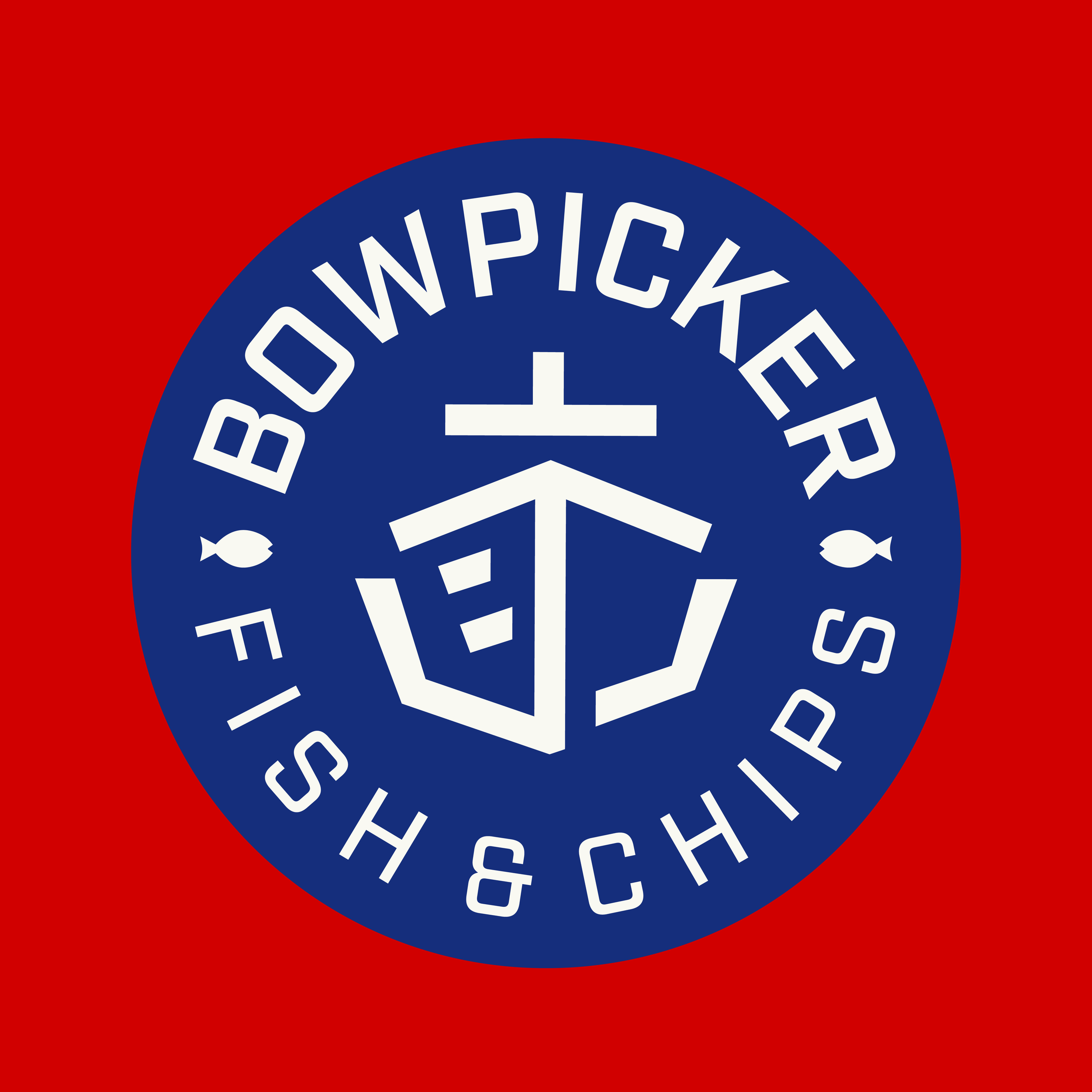 Close-up of the Boston University Emergency Medical Service badge, featuring a blue circular background with white text and symbols, on a red background.