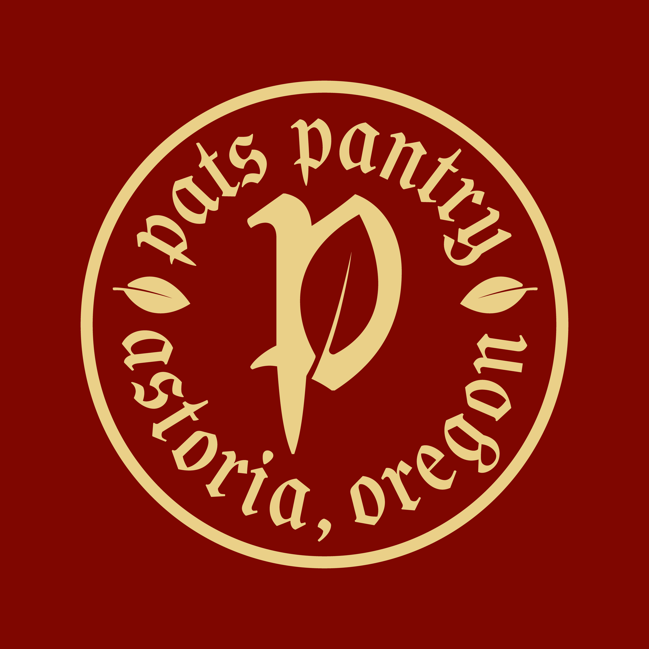 Close-up of a circular logo featuring a stylized animal head and the text 'Builds Don't', with a red background.