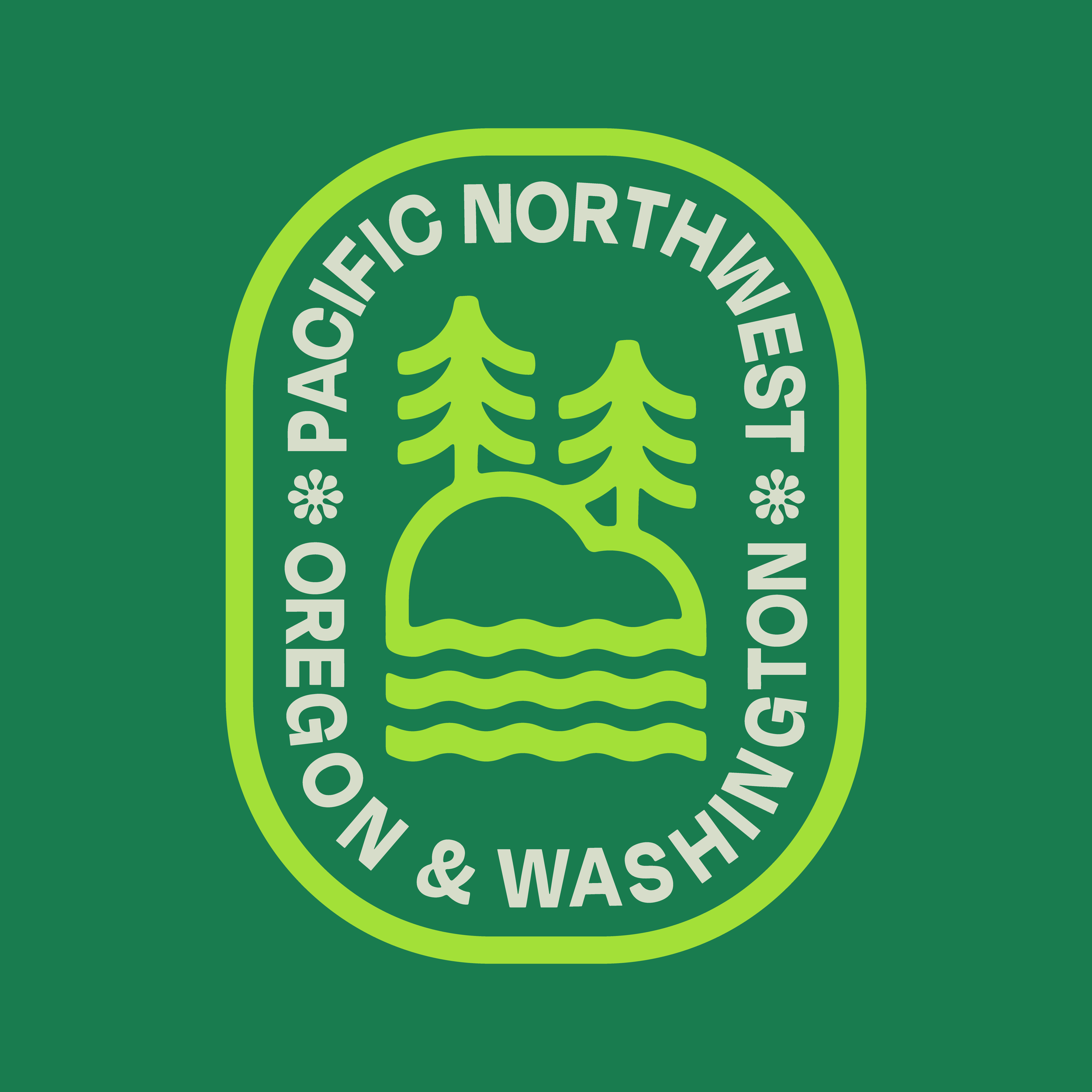 A circular green logo with a white outline, featuring a stylized tree or plant design in the center, with text around the circle that reads 'PROPANE NORTHWEST OREGON & WASH'.