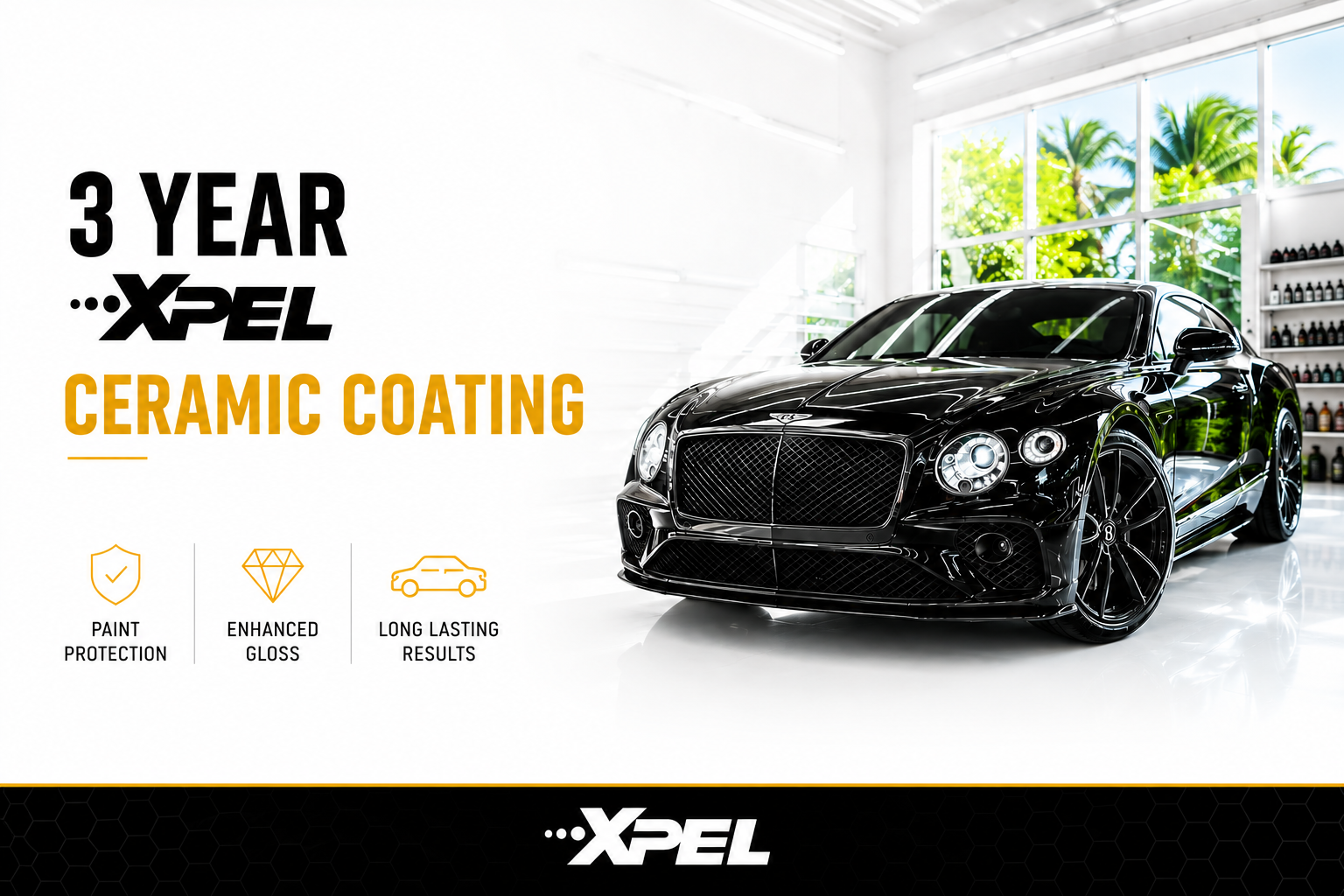 3-YEAR CERAMIC COATING – 2 LAYER PROTECTION