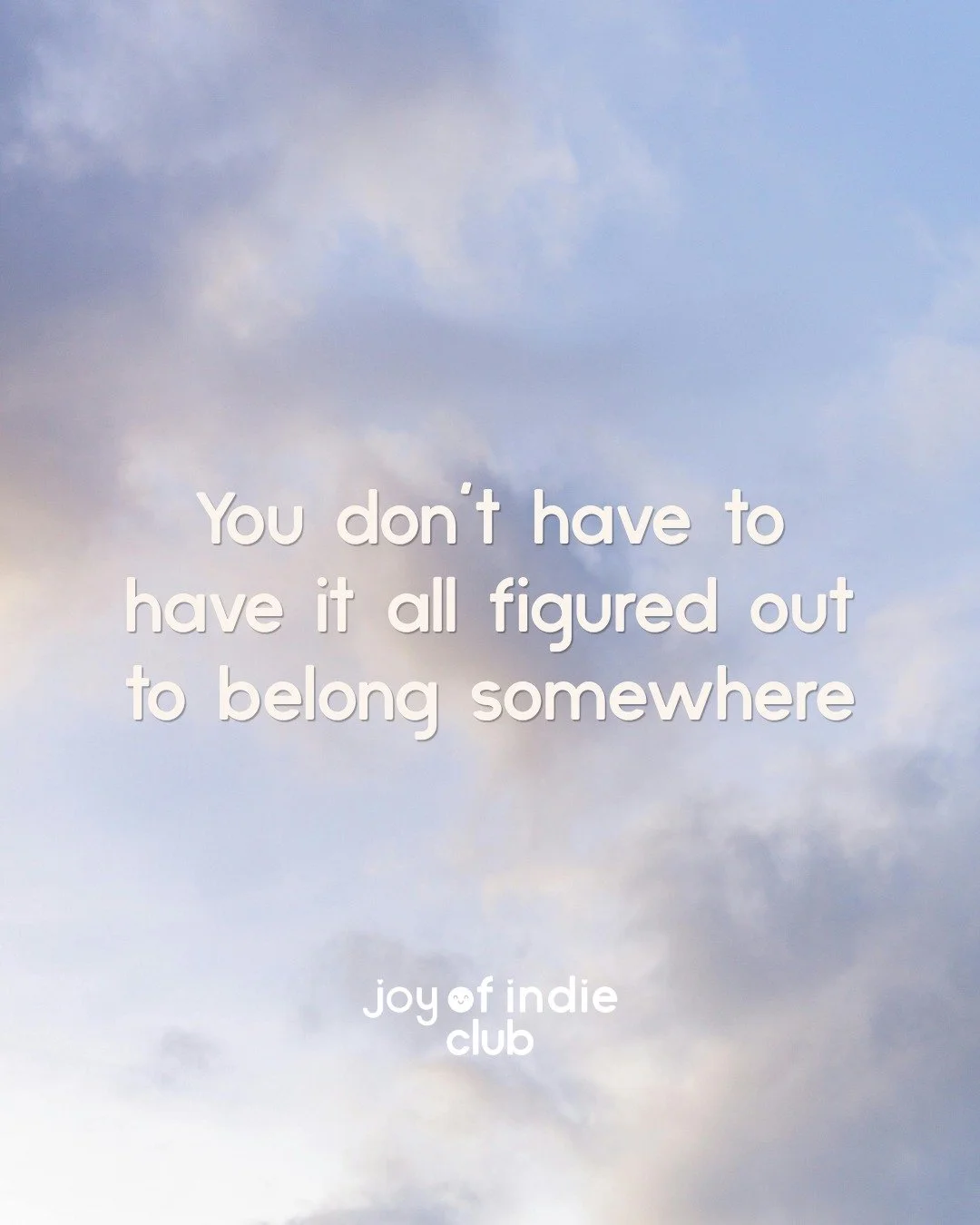 Business plans look very neat on paper&hellip; 📒

Real life is a little more chaotic (and honestly more interesting).

You don&rsquo;t have to have it all figured out to belong somewhere.

✨ Come see the magic for yourself over in our Joy of Indie C