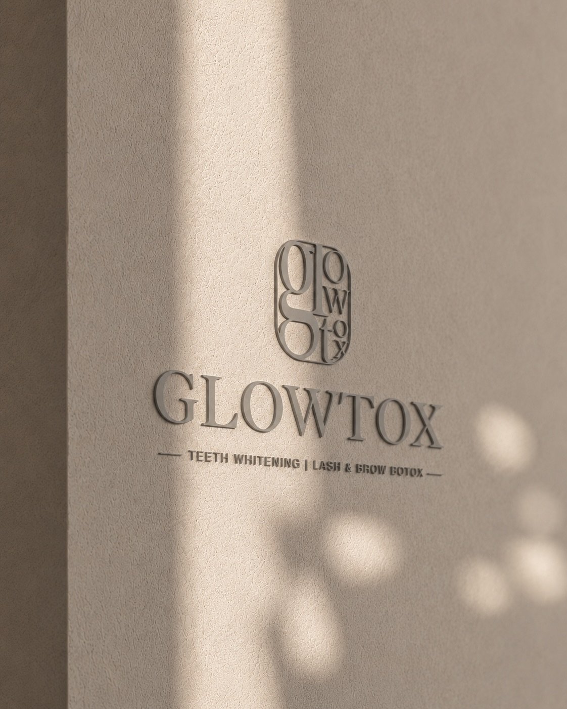 @glowtoxau_ 

Branding for an upcoming studio specialising in teeth whitening and lash &amp; brow services. 

The visual identity was designed to be soft, luxe and timeless using a palette of white, grey and charcoal to create a clean, elevated look 