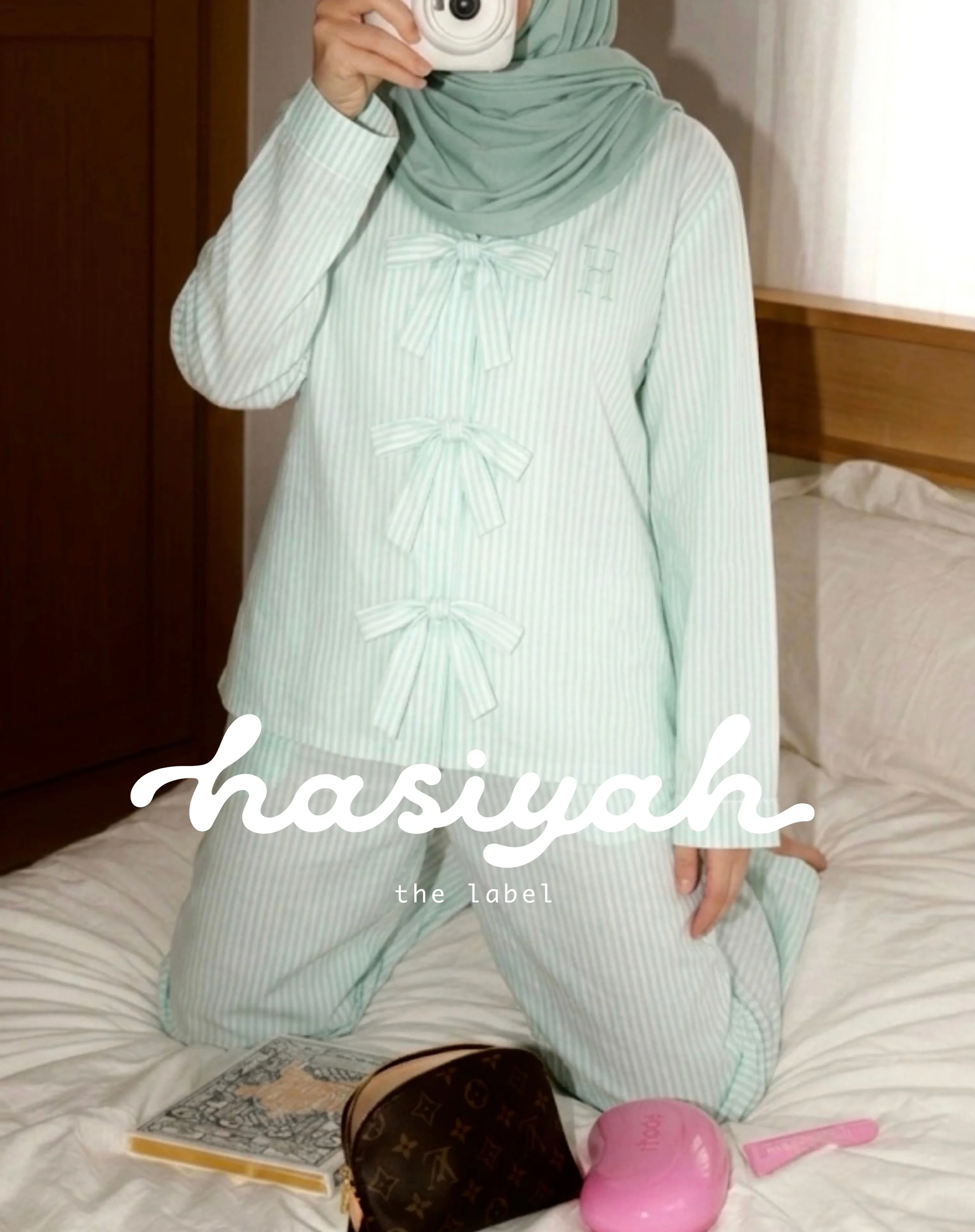 @hasiyahthelabel 

A rebrand designed to reflect the softness behind the brand.

Hasiyah The Label creates premium cotton sleepwear crafted from high-quality natural fibres. The new identity pairs a custom, feminine submark with timeless typography t