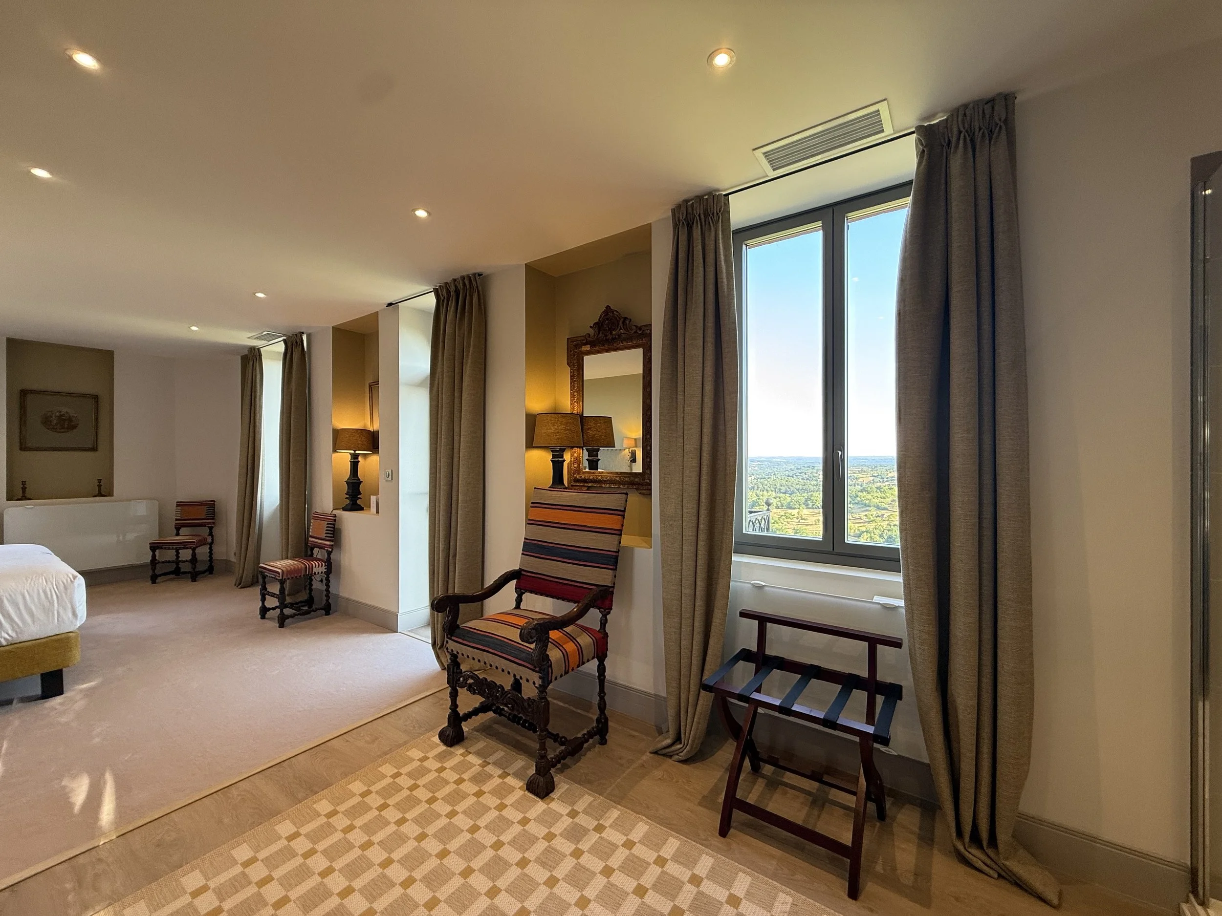 Etage de l'orangerie vue depuis la suite parentale