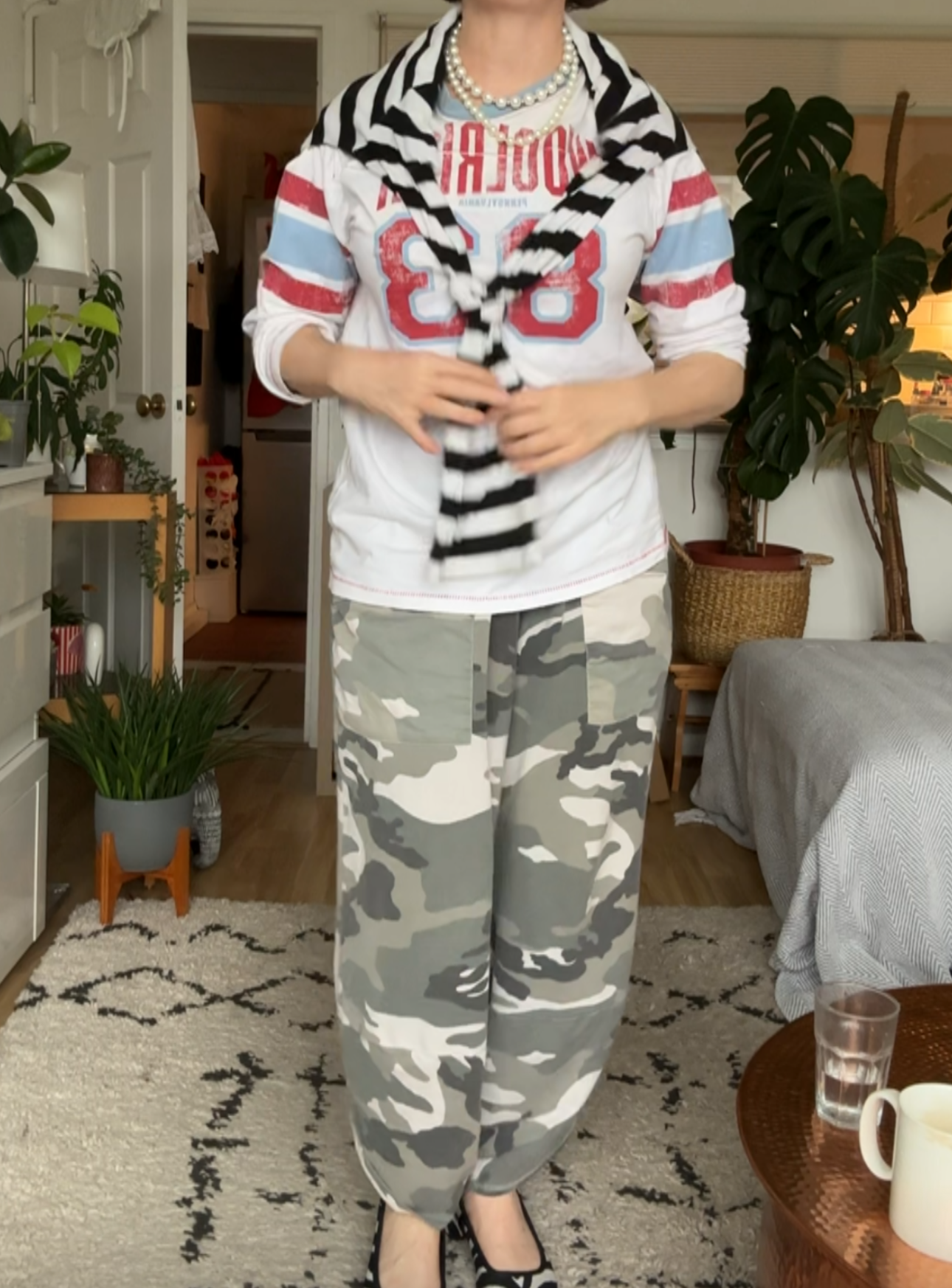 Showing the drape knot and go layering method