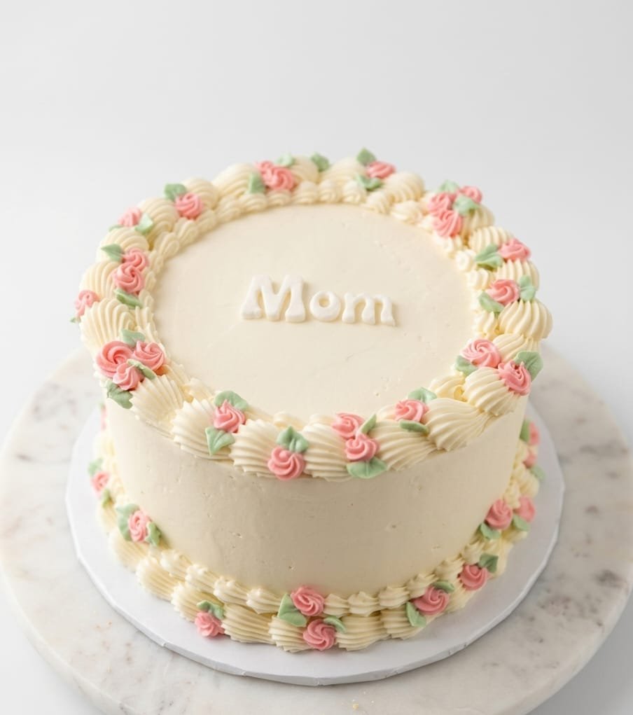 Mother's Day Floral Cake