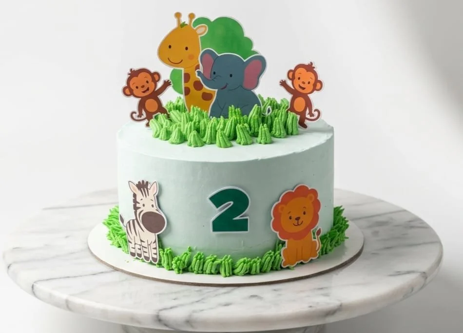 Safari Animal Cake