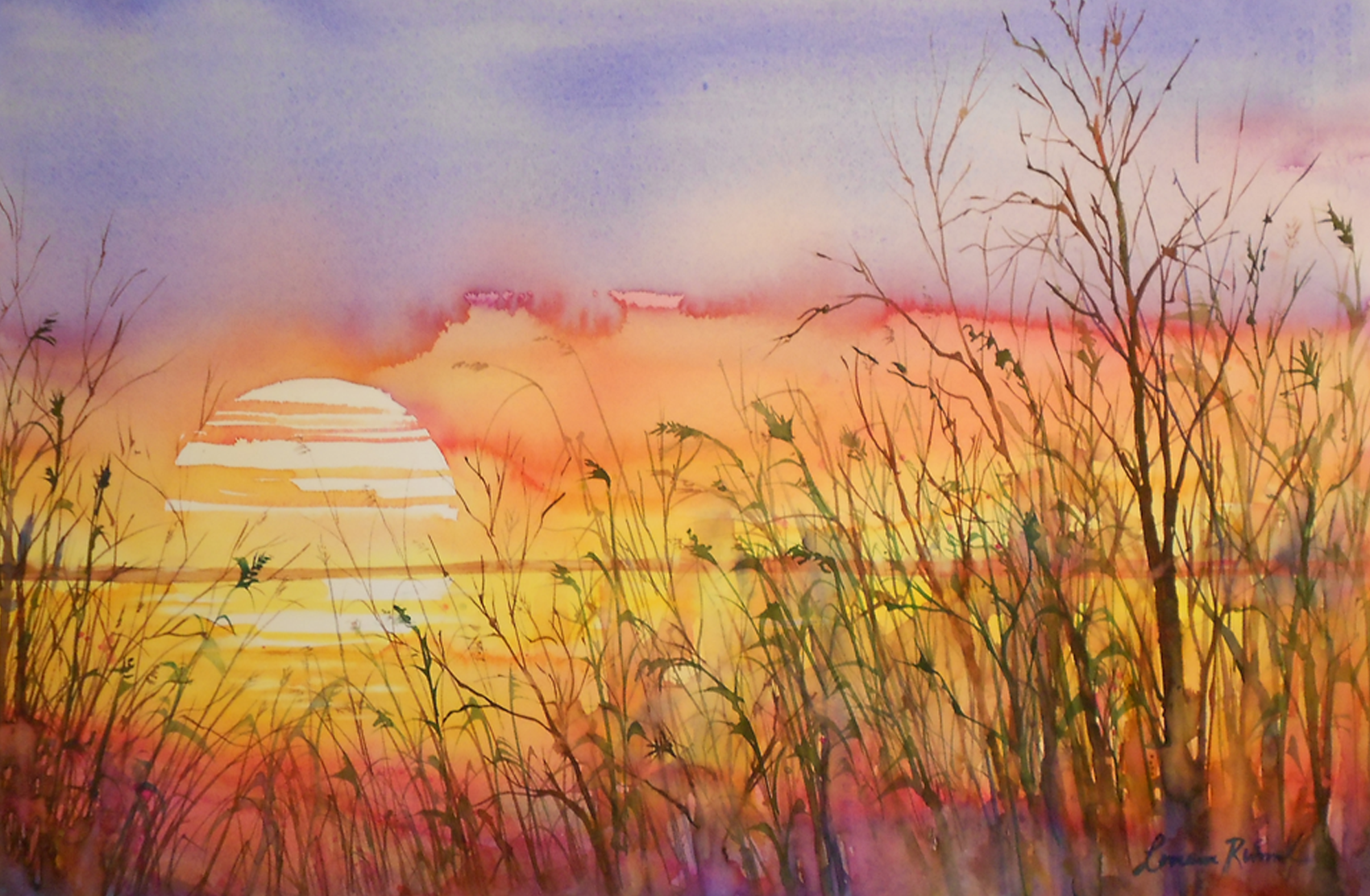 Winter Sunrise • 12" x 18"