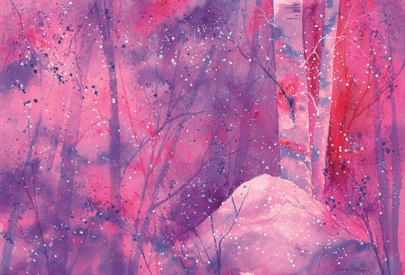 Spirit in the Snow • 22" x 15"
