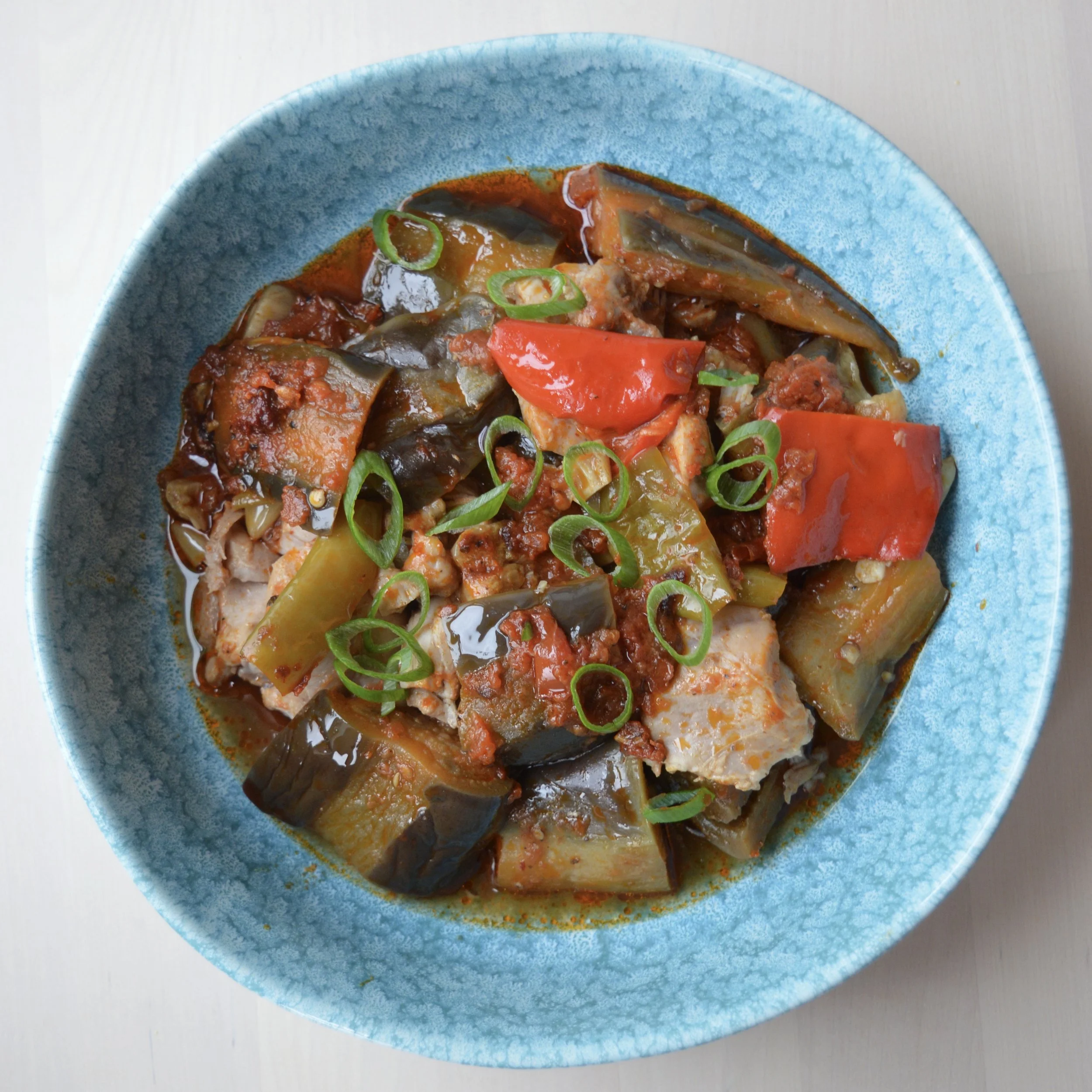 Tavuk Güveç - Chicken and Aubergine Casserole