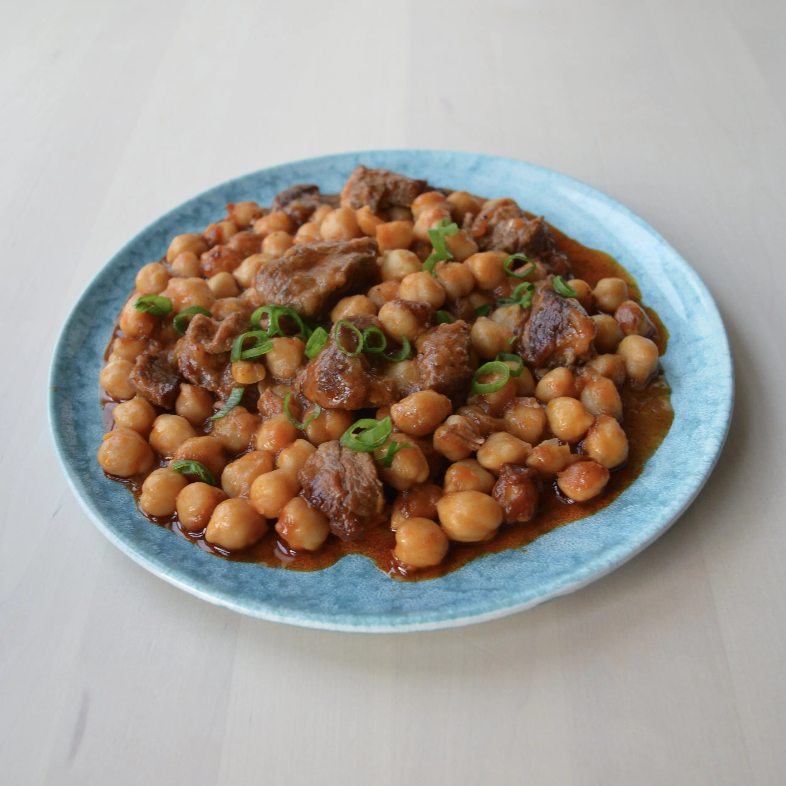 Etli Nohut - Chickpeas and beef stew
