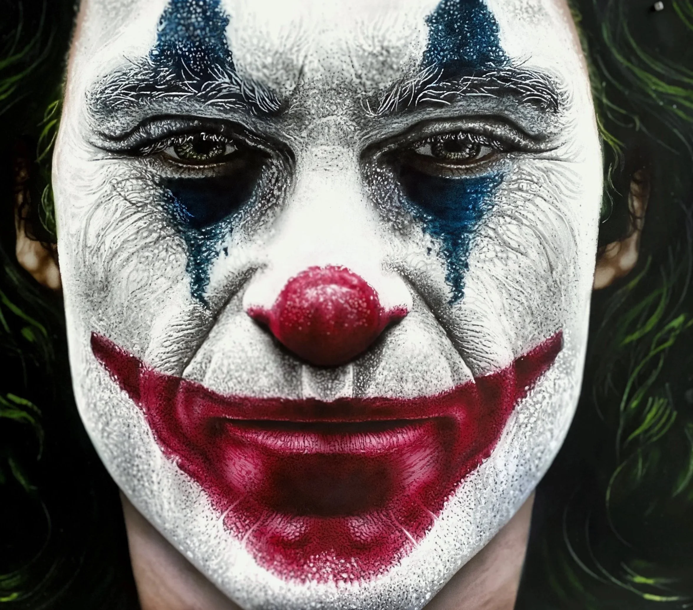 Airbrushed acrylic painting of the Joker by Richie Lucero
