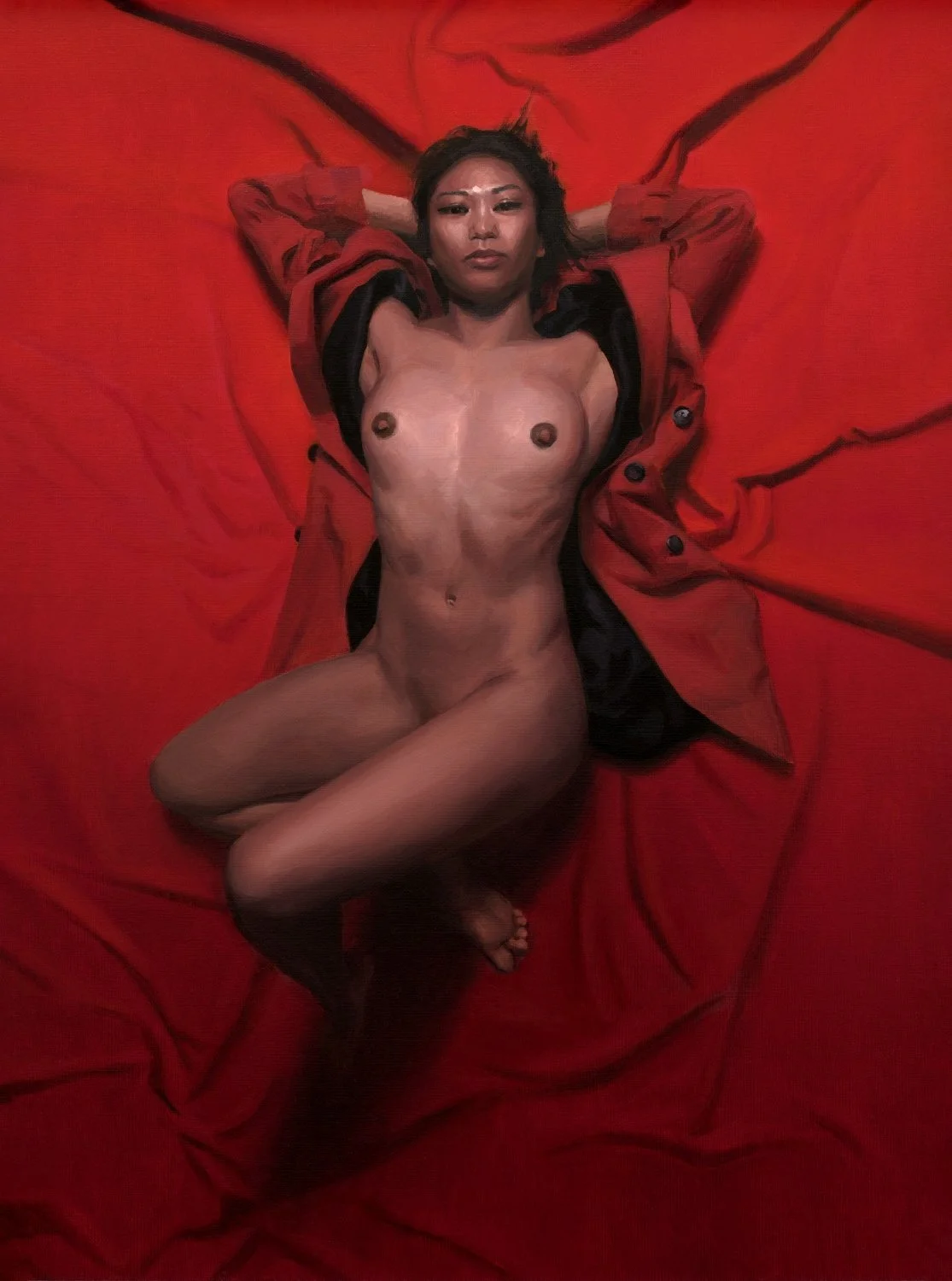 Portrait painted in oil by William Zwick