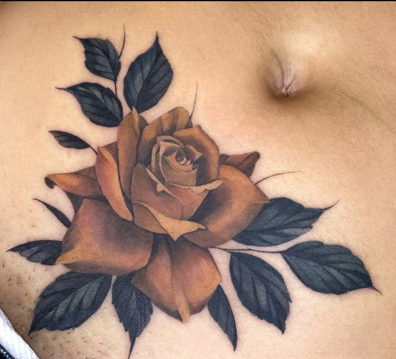 Rose tattoo by Marie Makowski