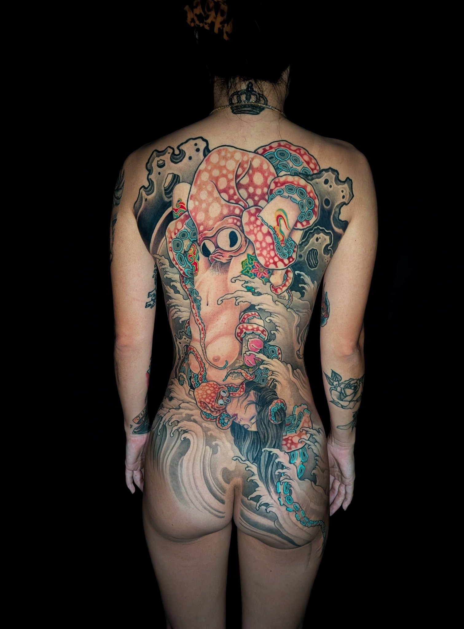 Japanese back piece by Zach Yokoyama