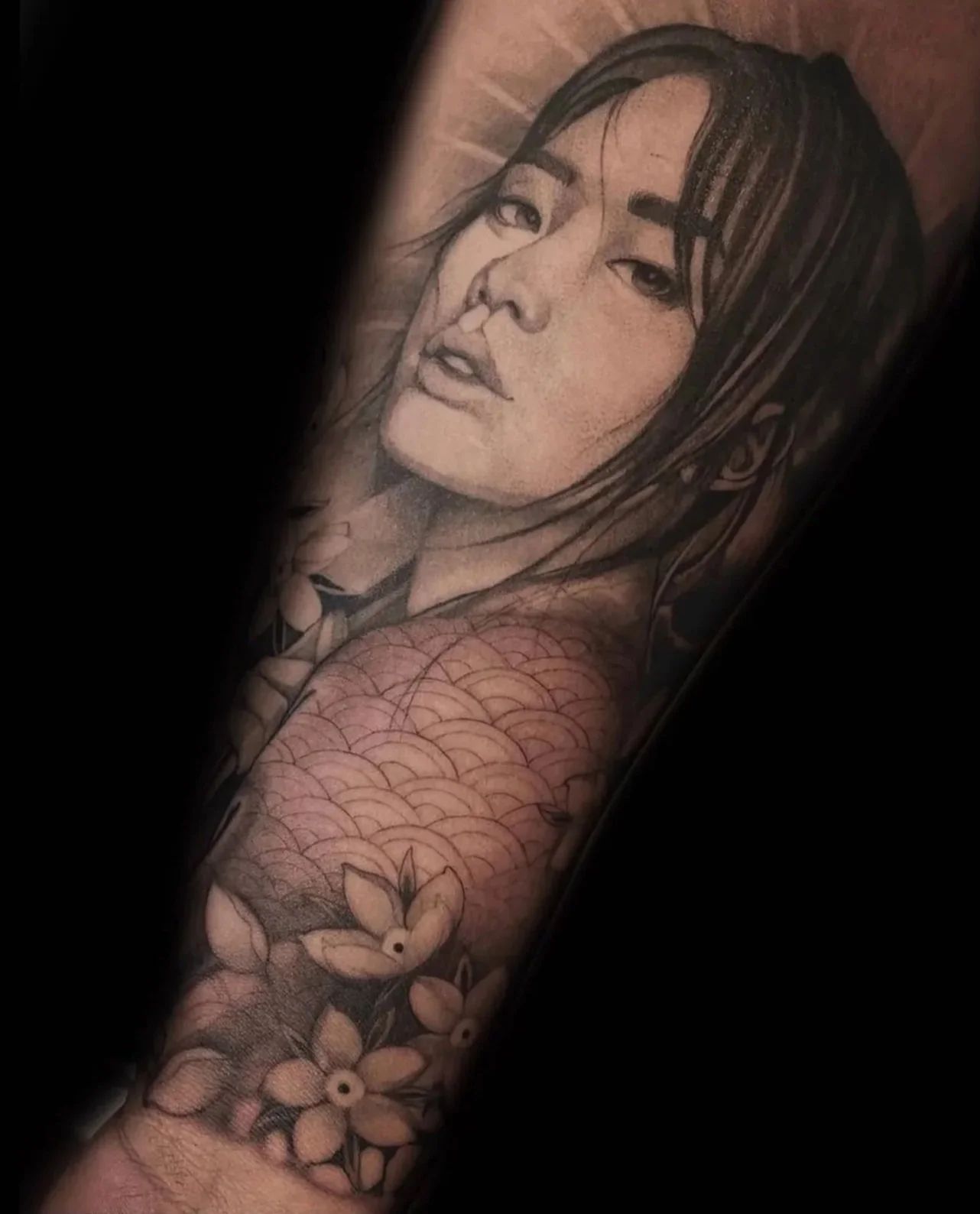 Black and grey tattoo gallery at Black Cat Tattoo Honolulu