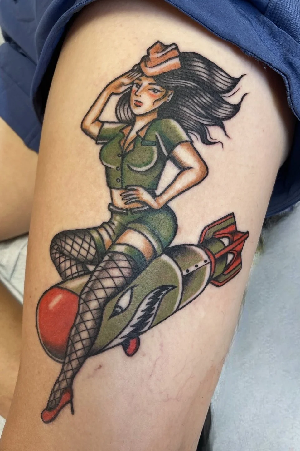 Traditional-pinup-military-woman-tattoo-by-Marie-Rose.jpg