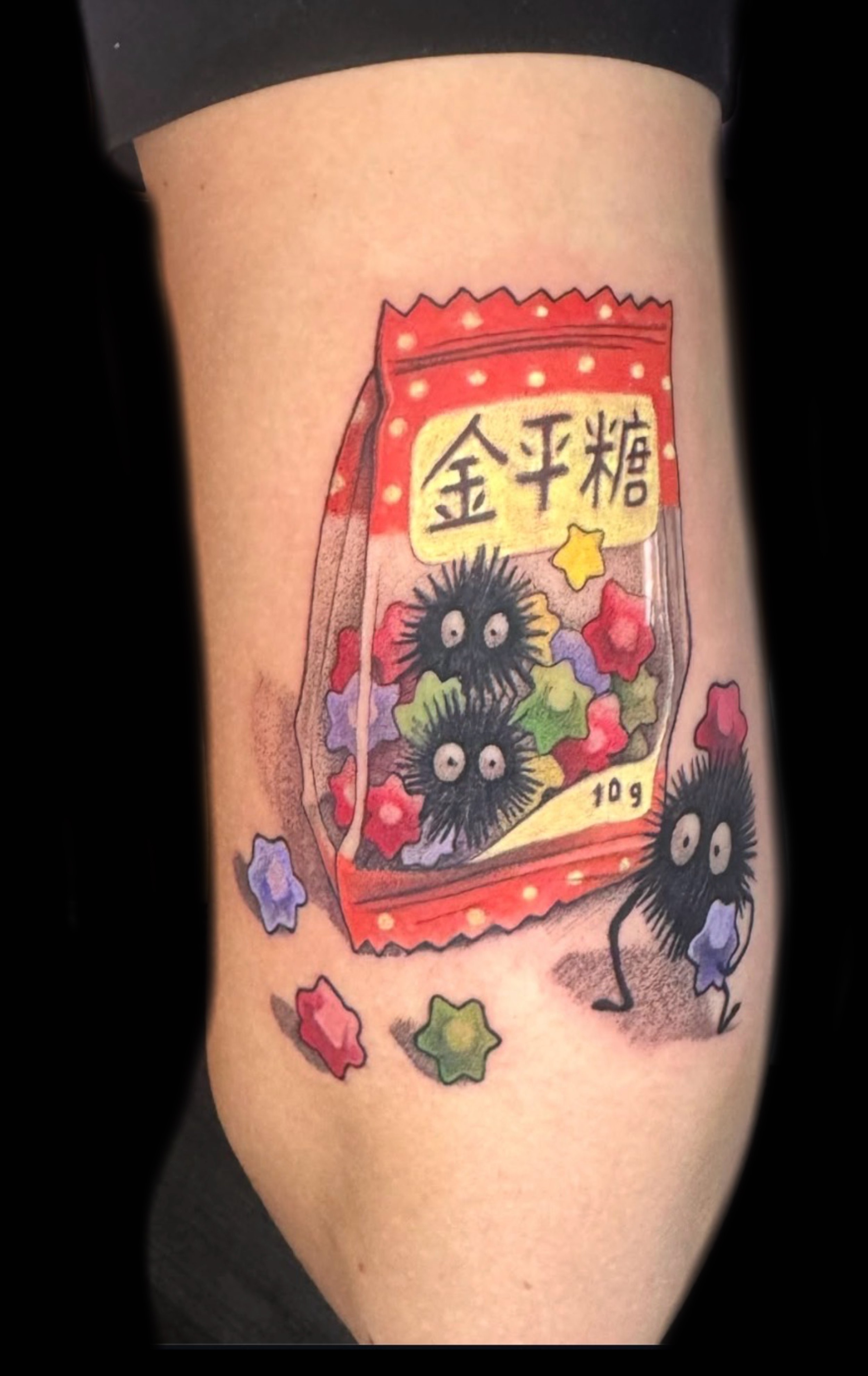 Anime tattoo by Richie Lucero