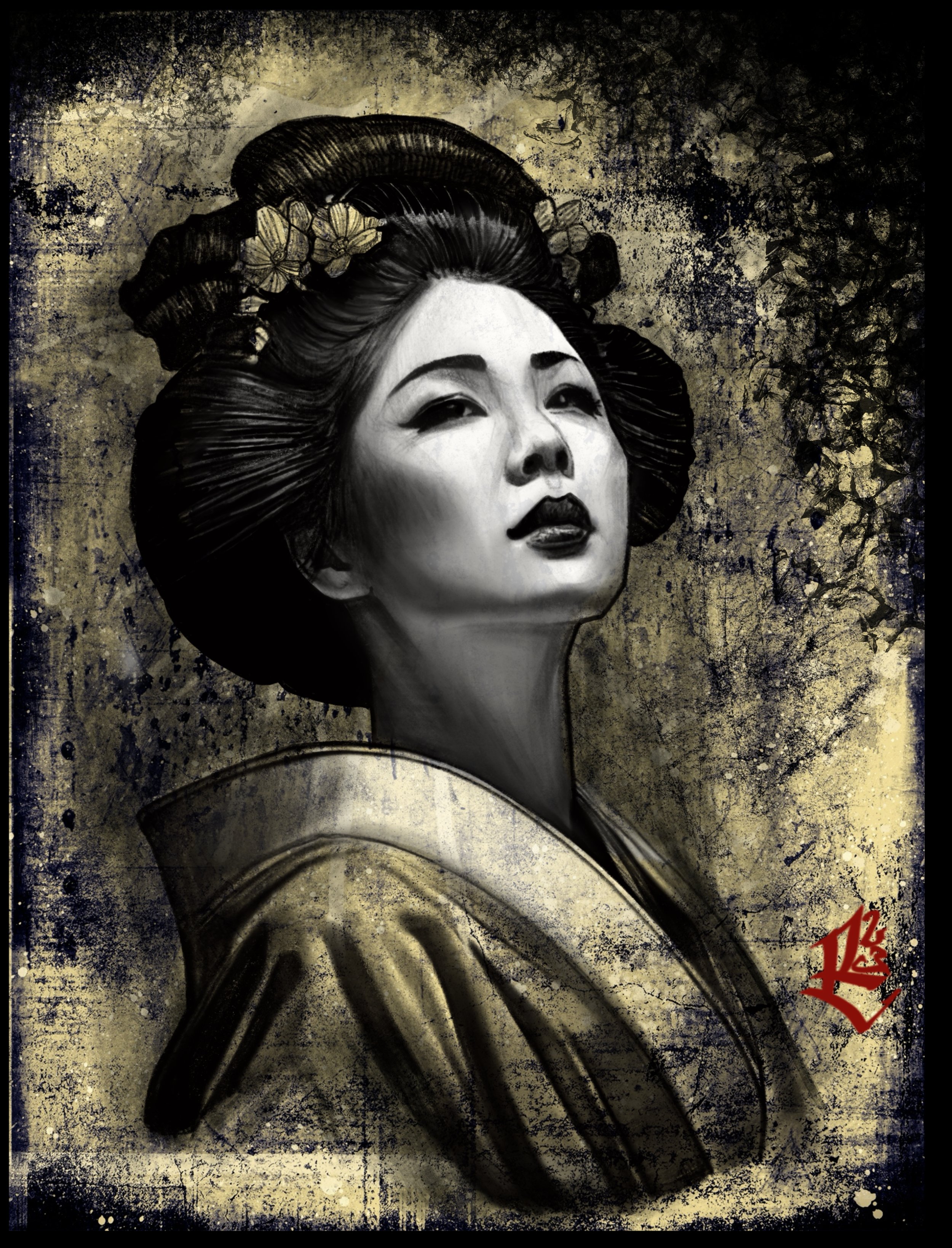 Geisha illustration