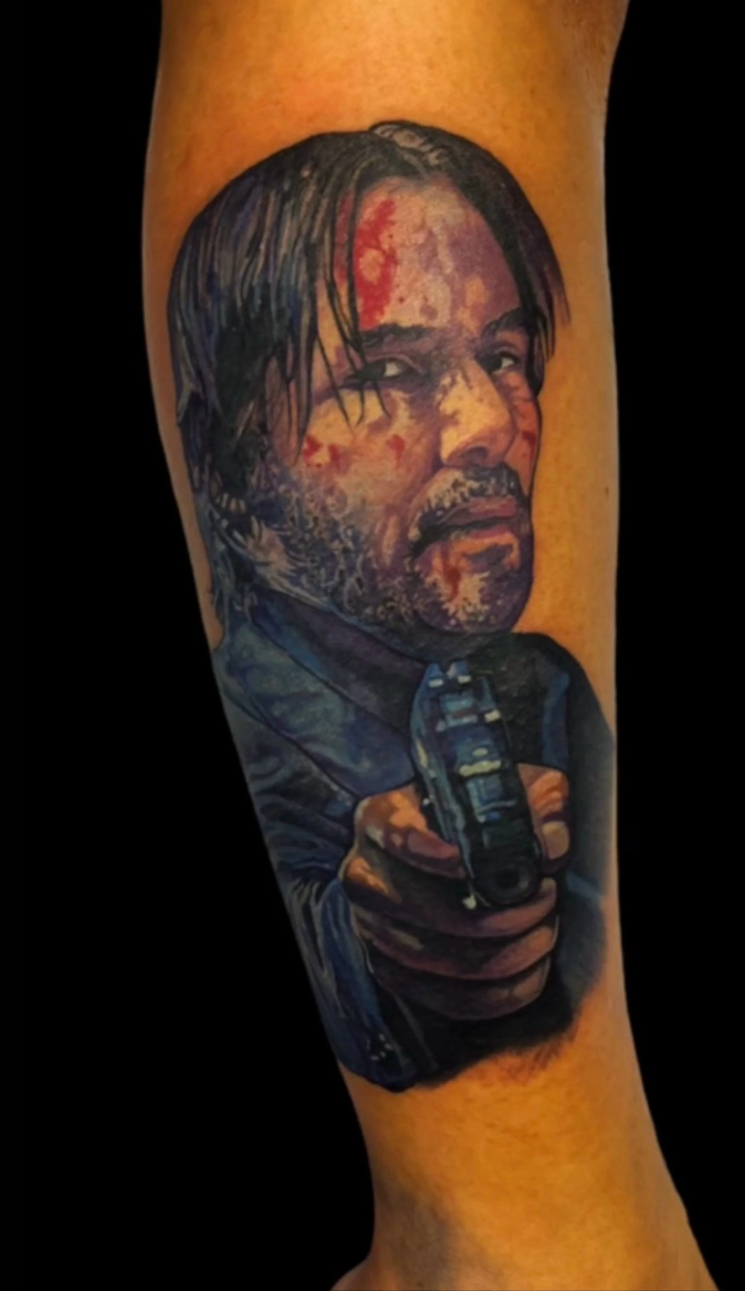 color portrait of John Wick by Richie Lucero