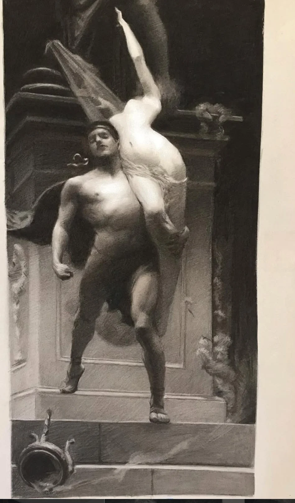 Charcoal drawing by William Zwick