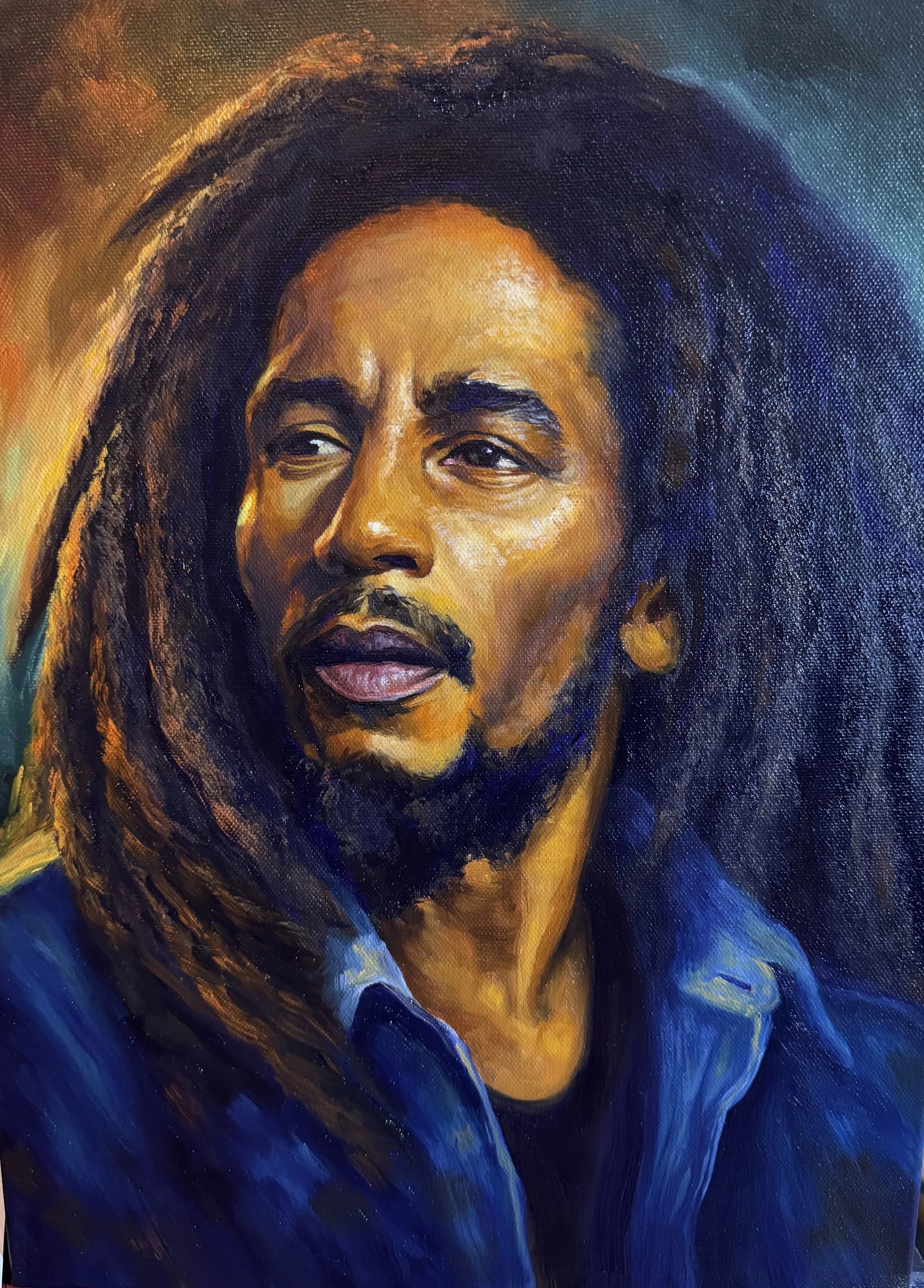 Oil painting by Richie Lucero