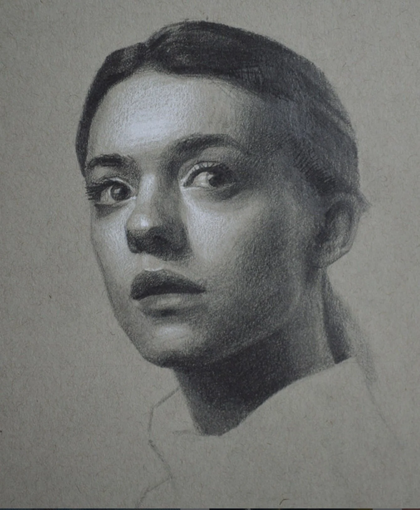Charcoal drawing by William Zwick