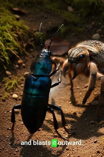 Bombardier Beetle — "Miracle Moment - The Bombardier Beetle, Never Underestimate What's Inside"