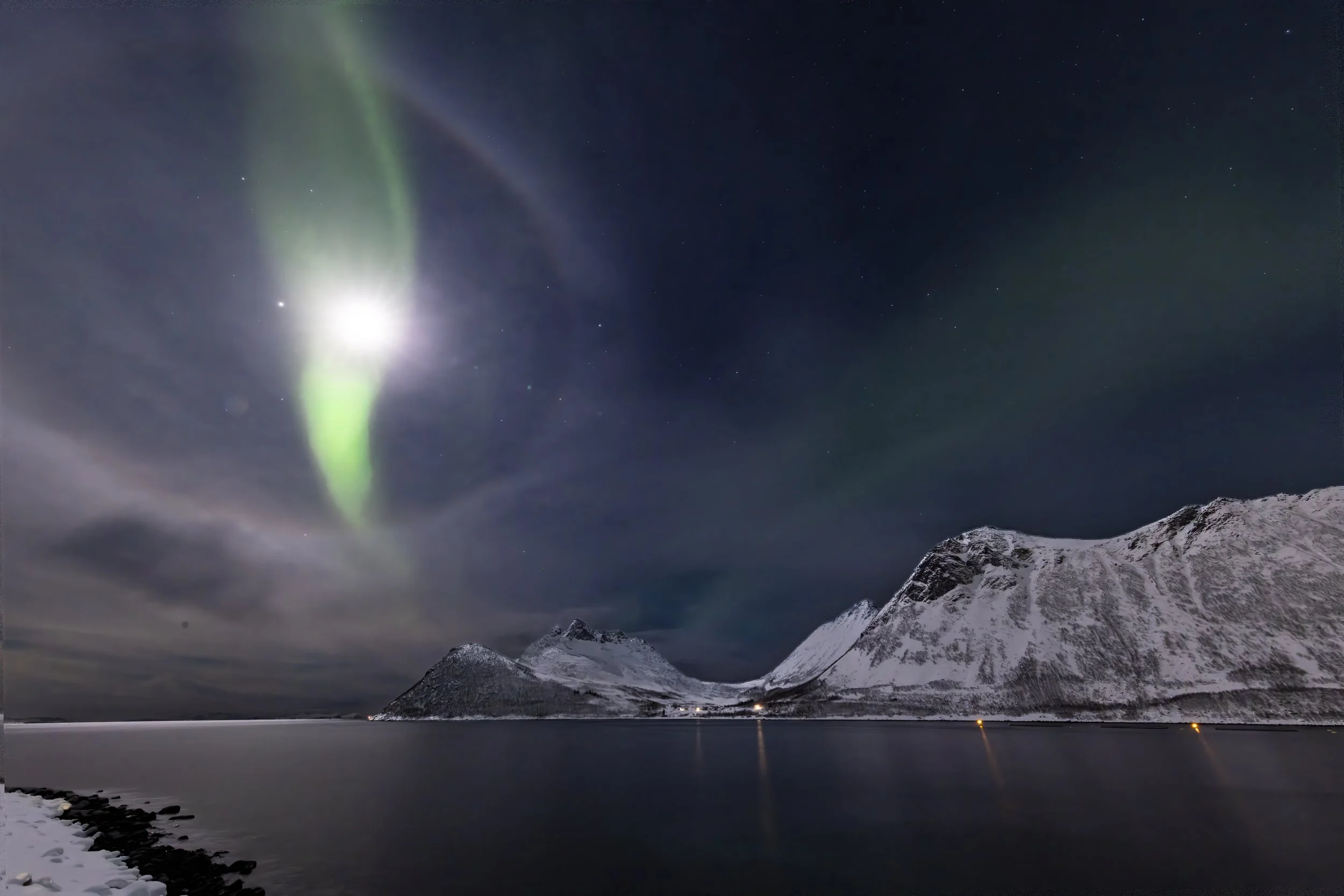 Light to moon