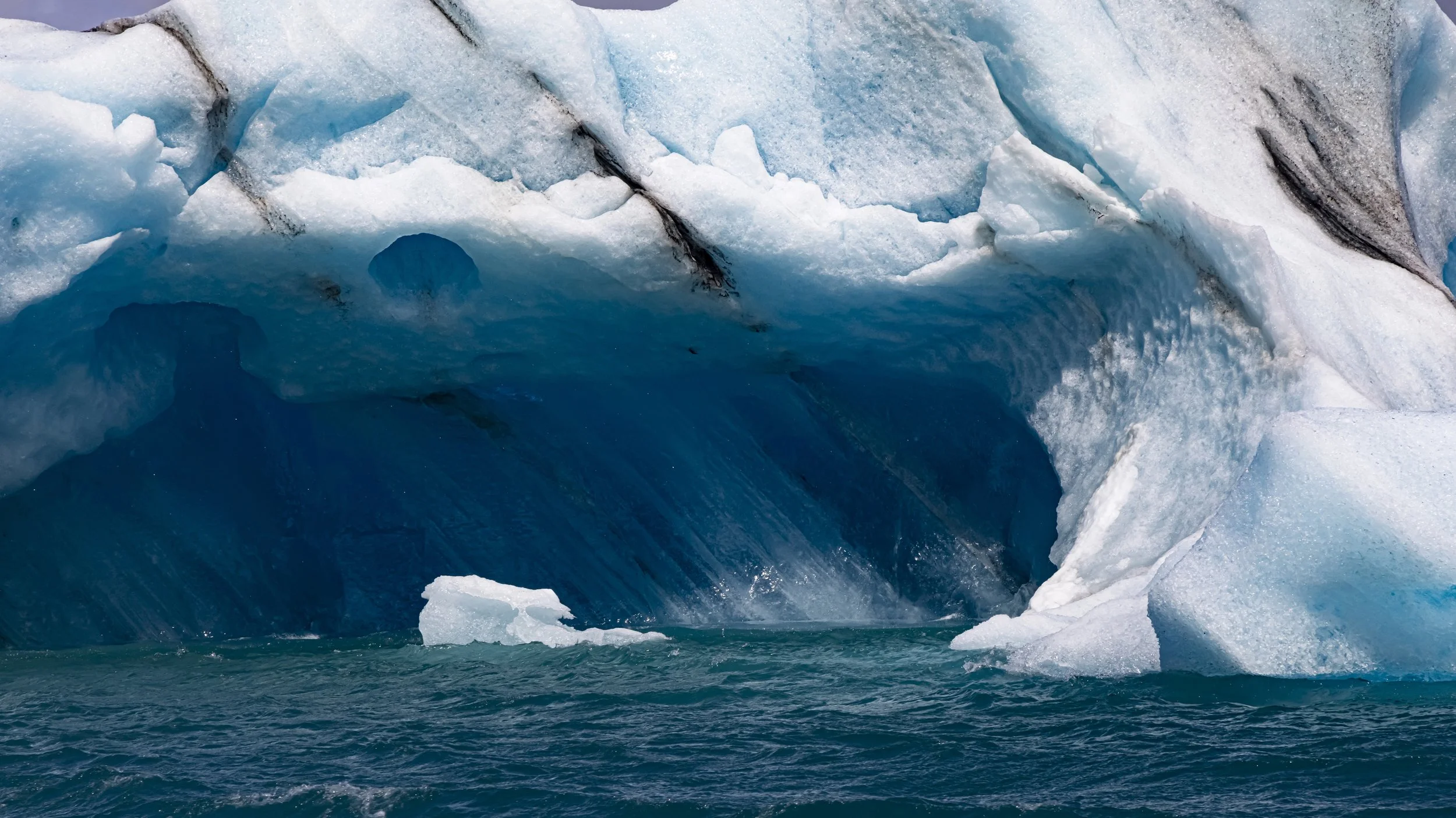 Eyes in ice