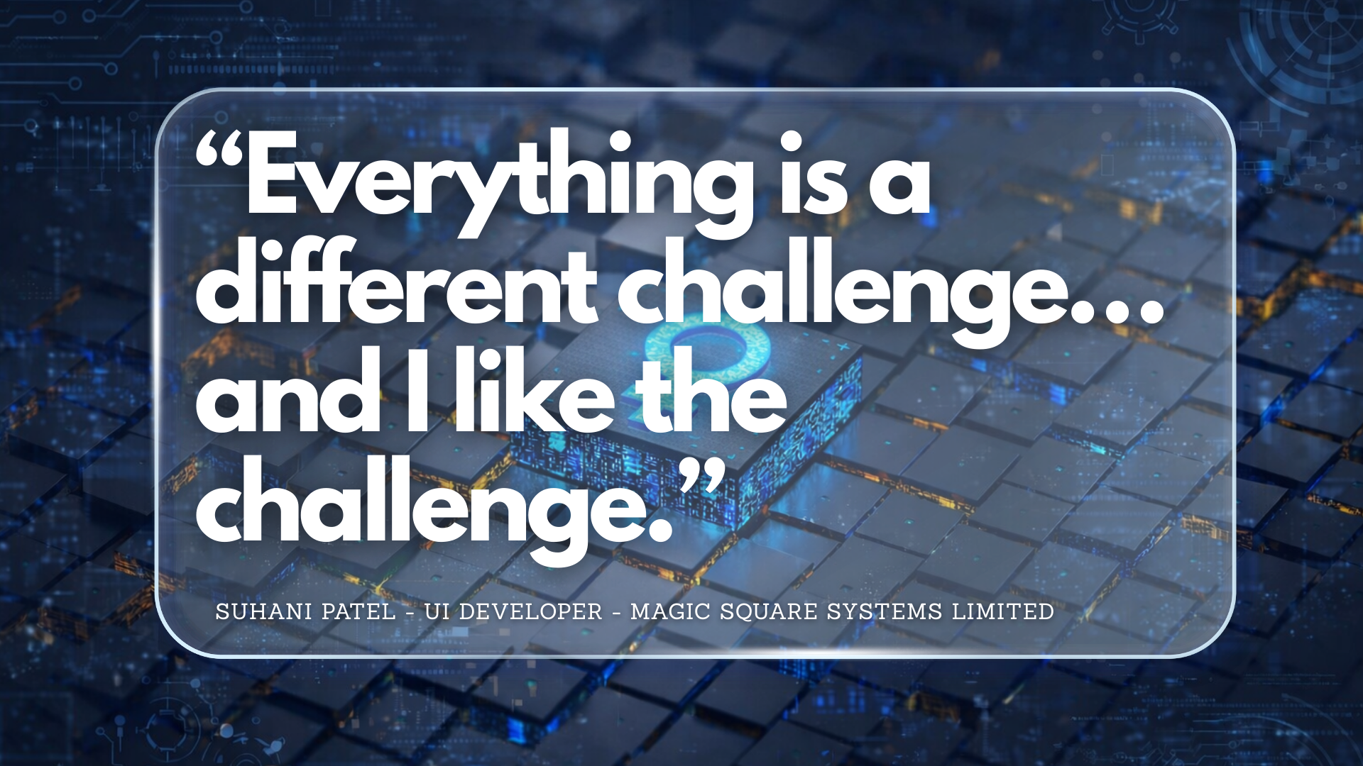 Everything is a different challenge image