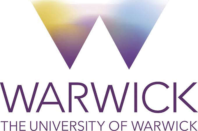 Logo of Warwick University with stylized 'W' and the text "Warwick, The University of Warwick" underneath.