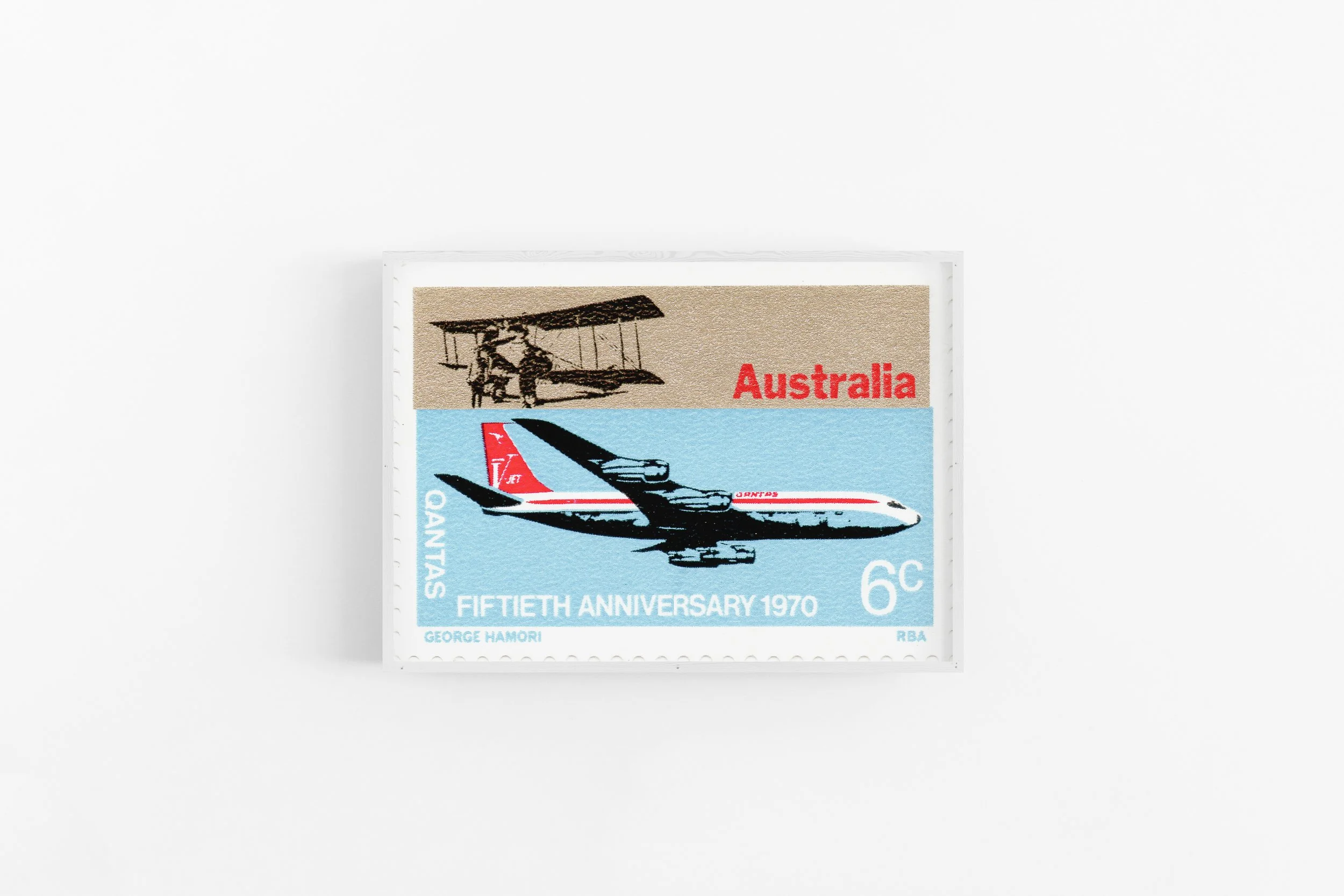 Qantas 50th Anniversary - 6c - Sky Blue