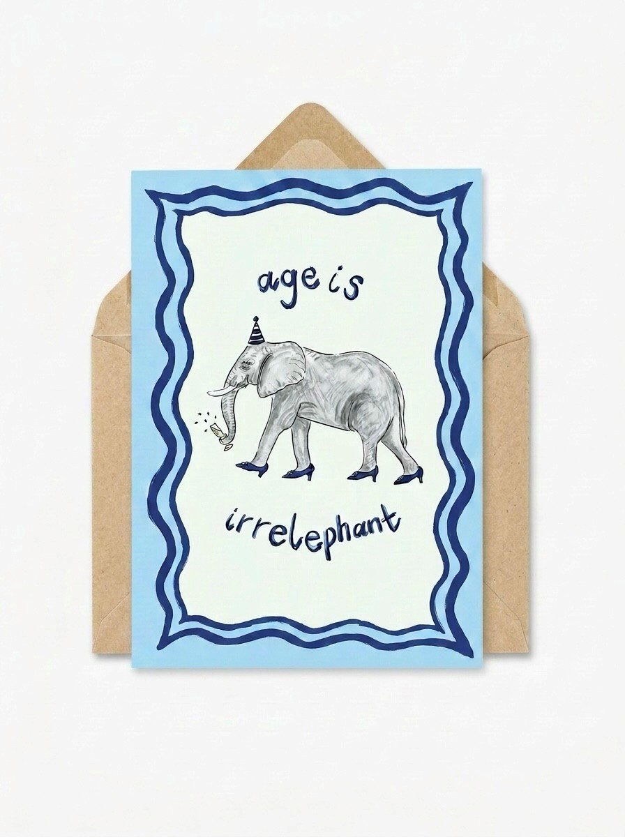'Age is irrelephant' card