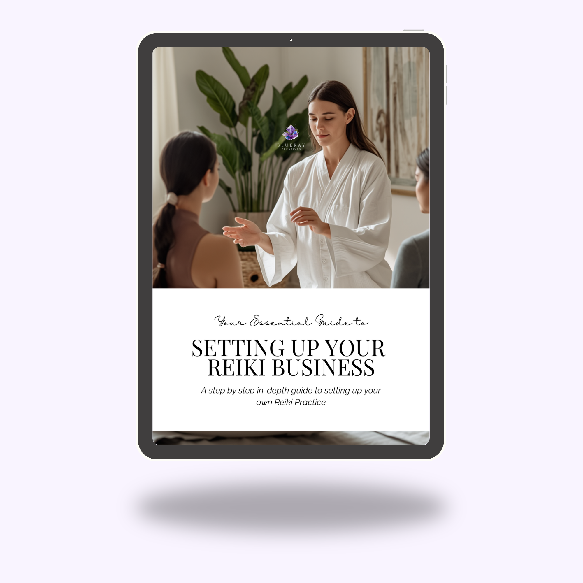 Essential Guide to Setting up your Reiki Business PDF Mockup